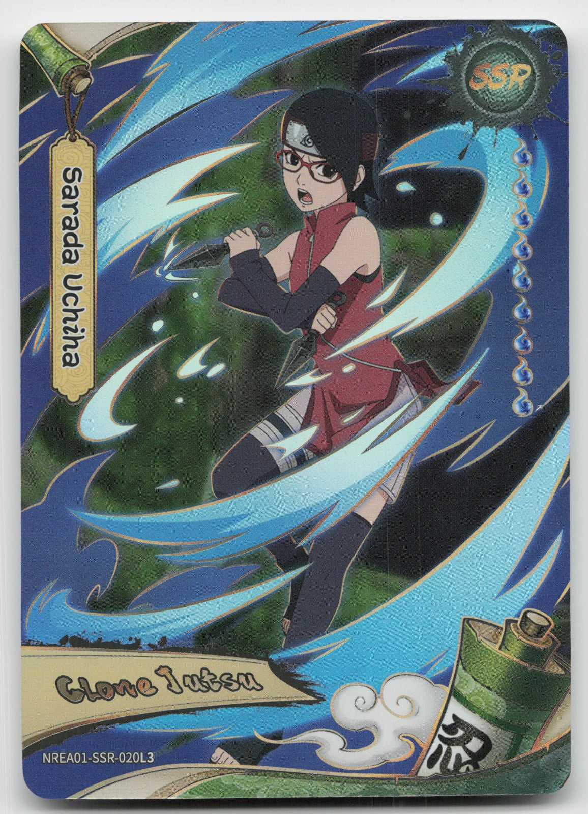 Sarada Uchiha Base SSR Earth Scroll Series 1 020L3 NM