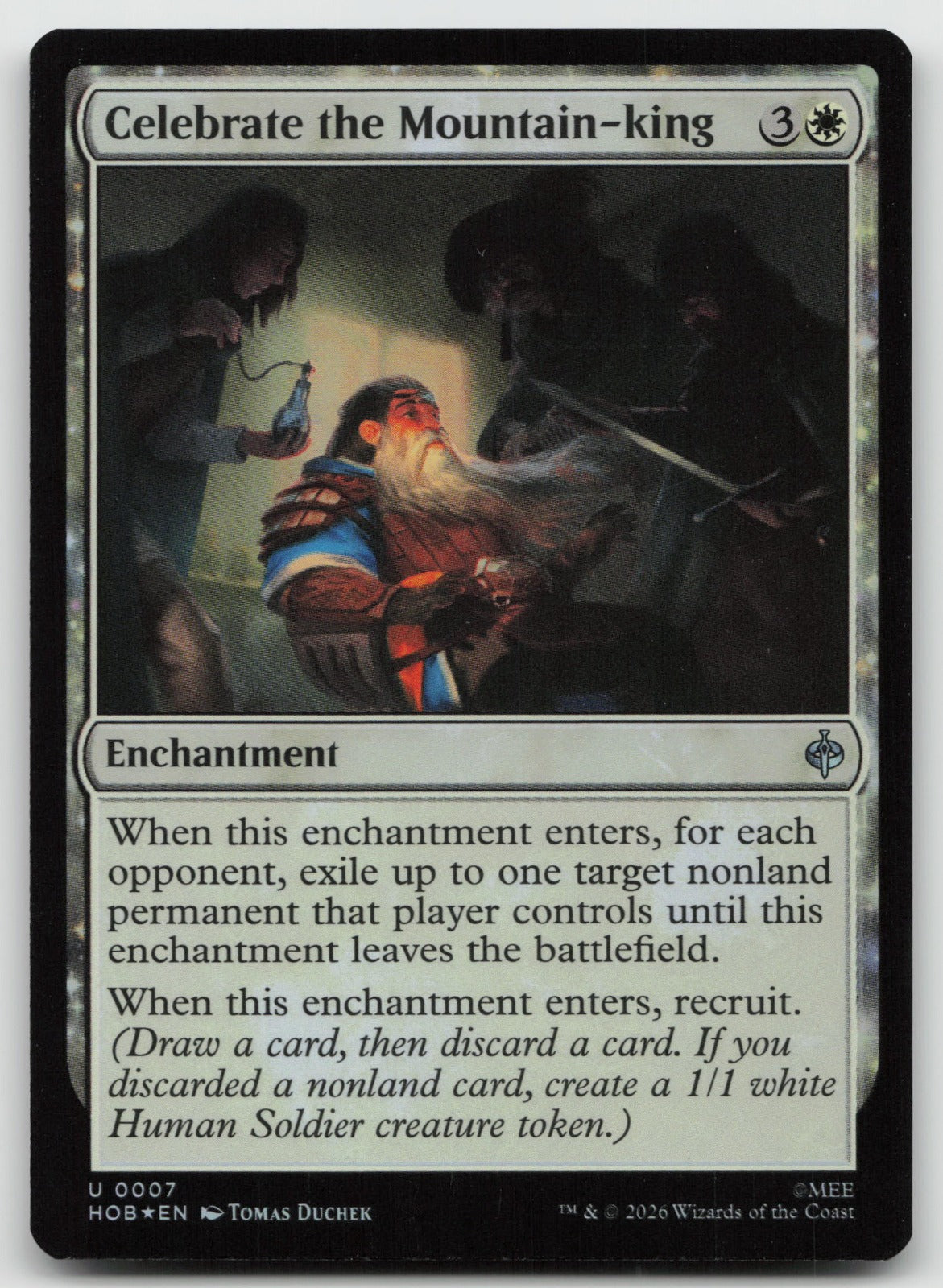 Celebrate the Mountain-king Foil U The Hobbit 7 NM