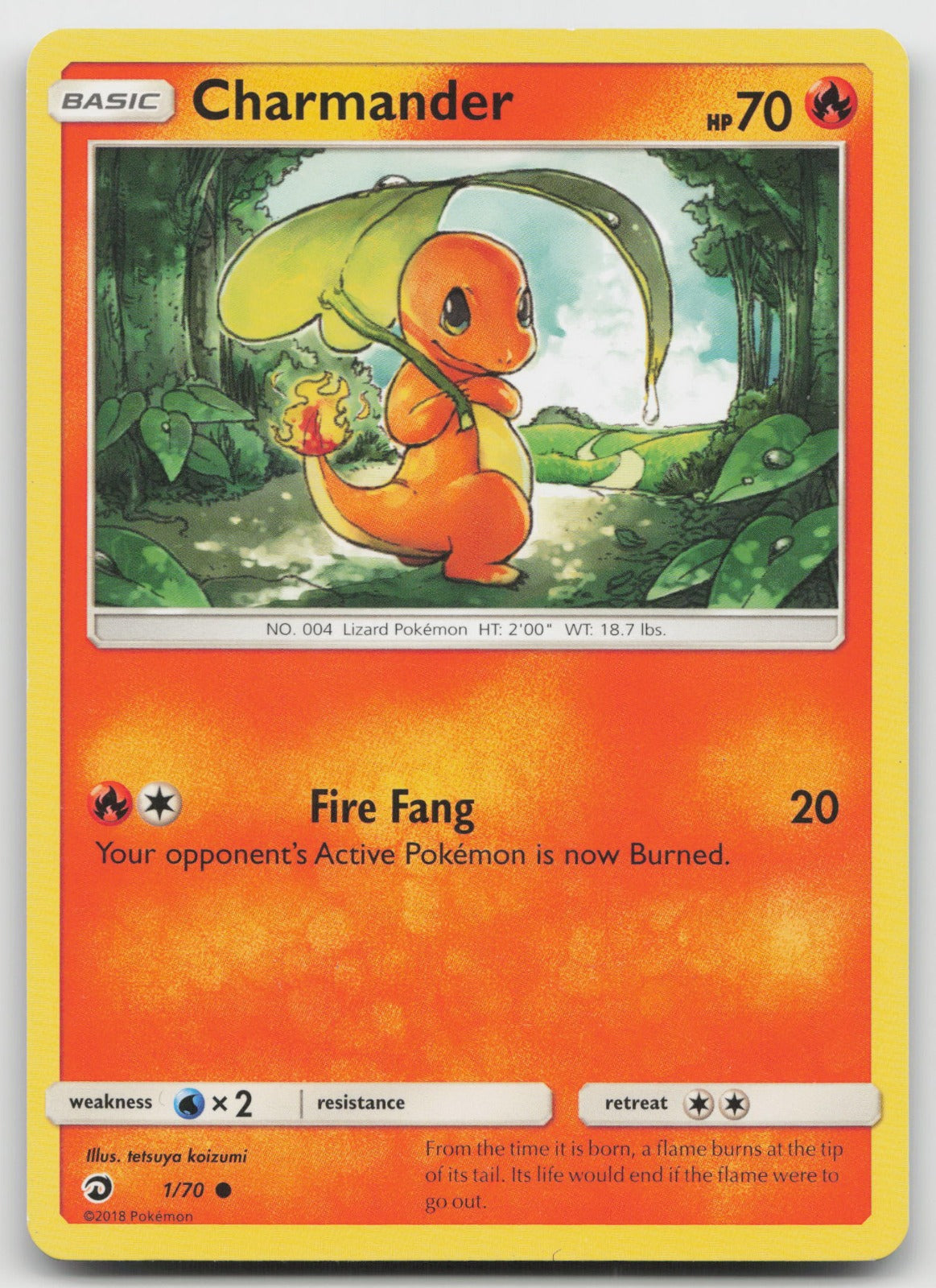 Charmander Common Dragon Majesty 1/70 LP