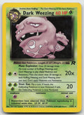 Dark Weezing Rare Unlimited Team Rocket 31/82 DMG