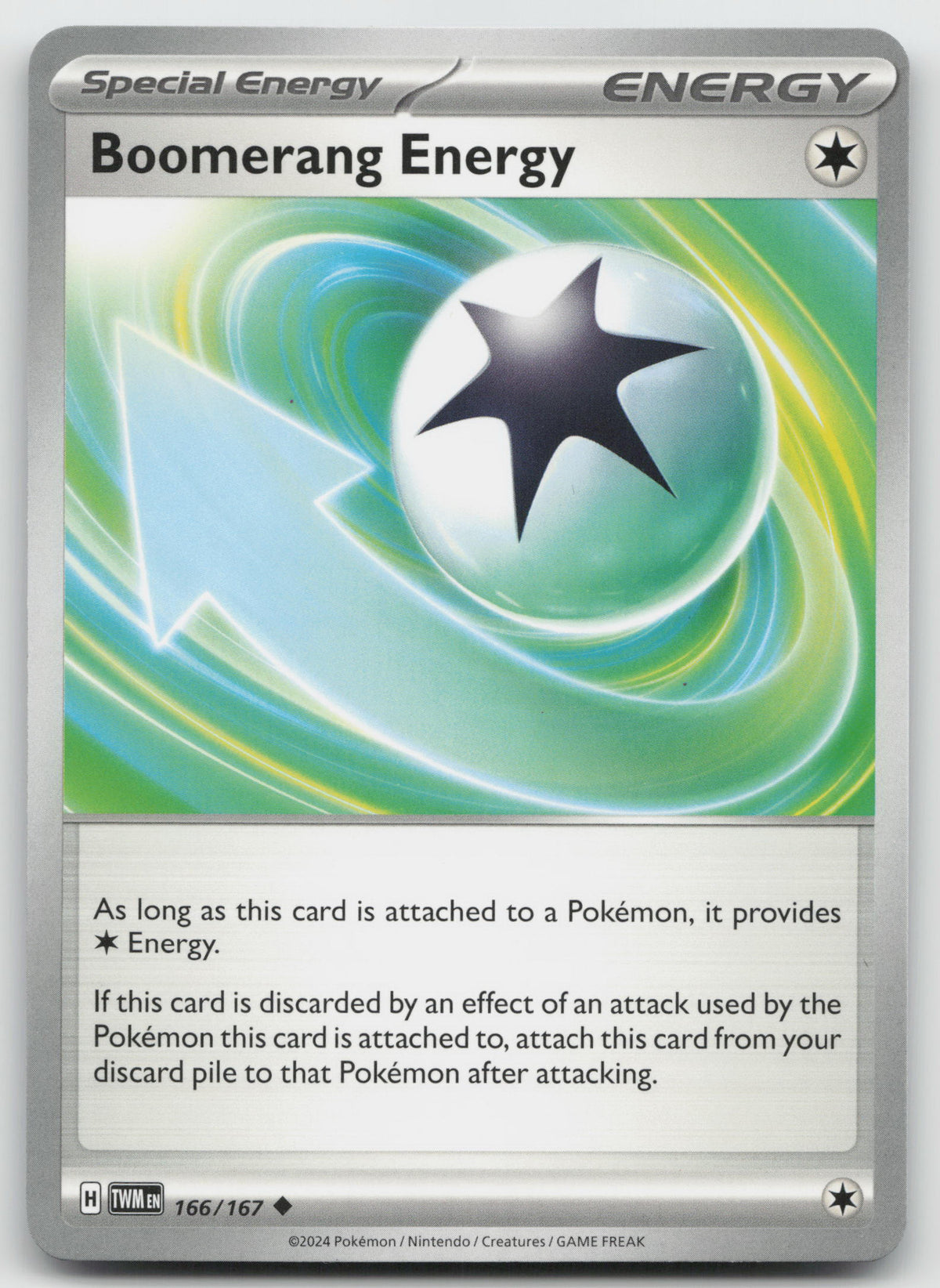 Boomerang Energy Uncommon Normal SV06: Twilight Masquerade 166/167 NM