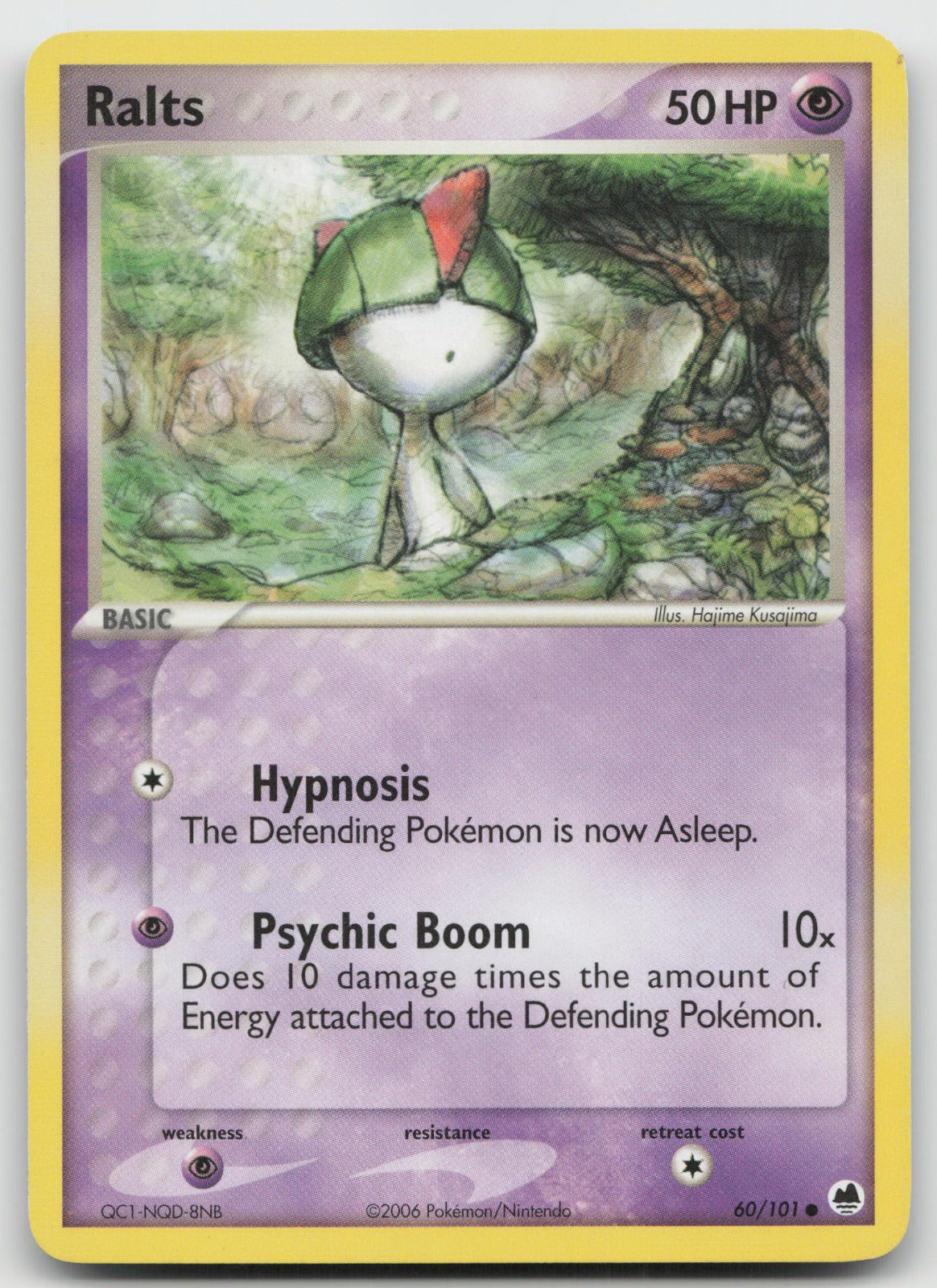 Ralts Common Dragon Frontiers 60/101 MP