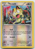 Meowth Reverse Holo Common XY - Steam Siege 88/114 DMG