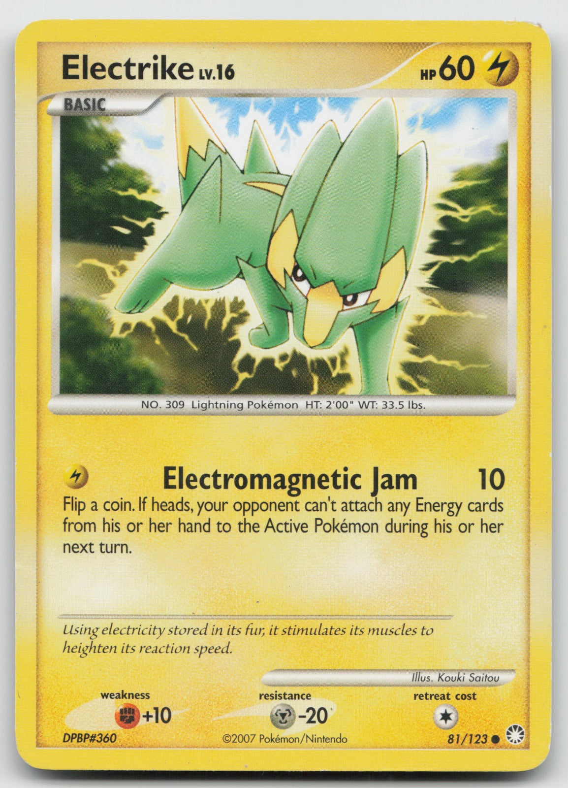 Electrike Common Mysterious Treasures 81/123 MP