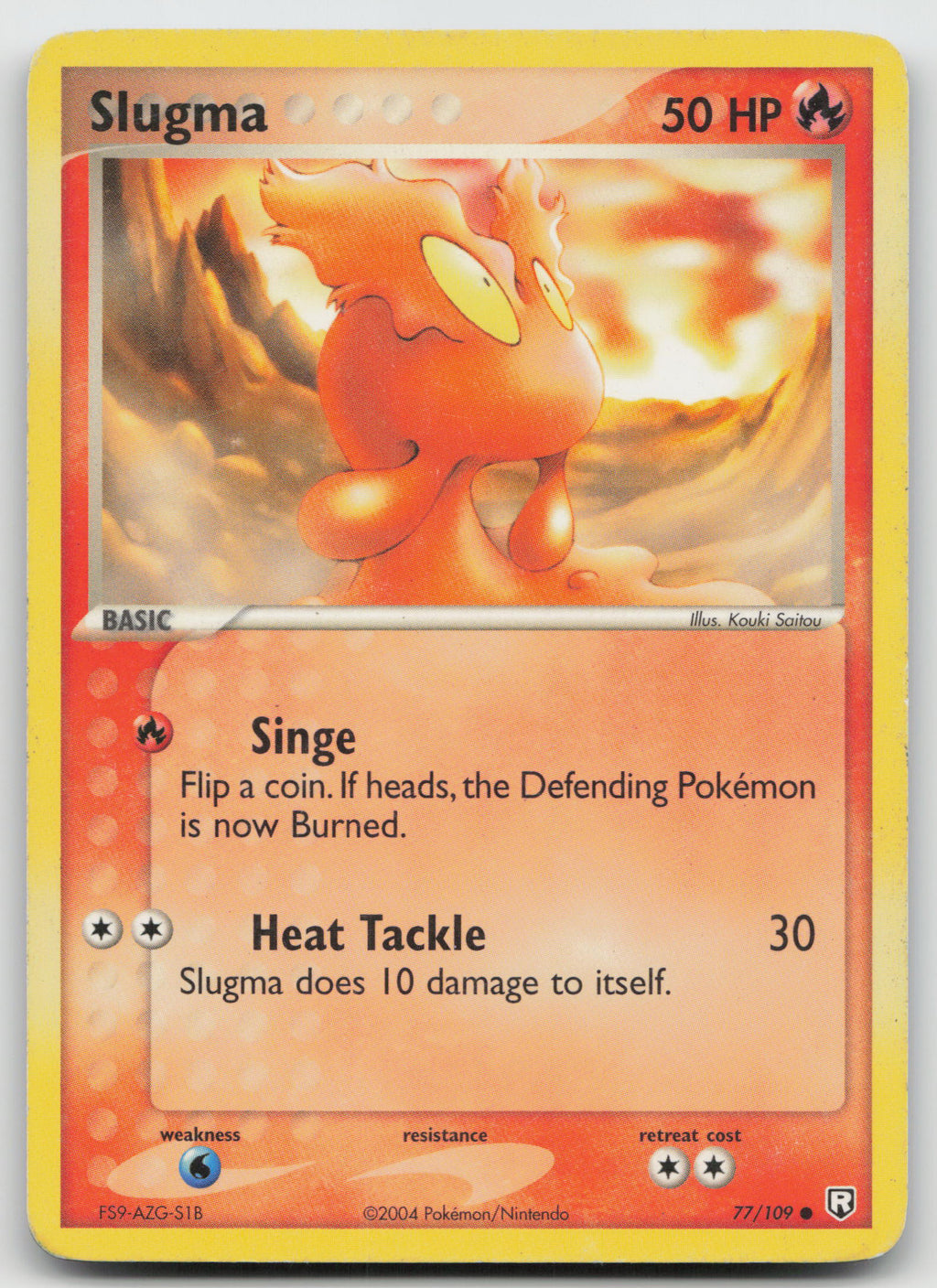 Slugma Common Normal Team Rocket Returns 77/109 HP