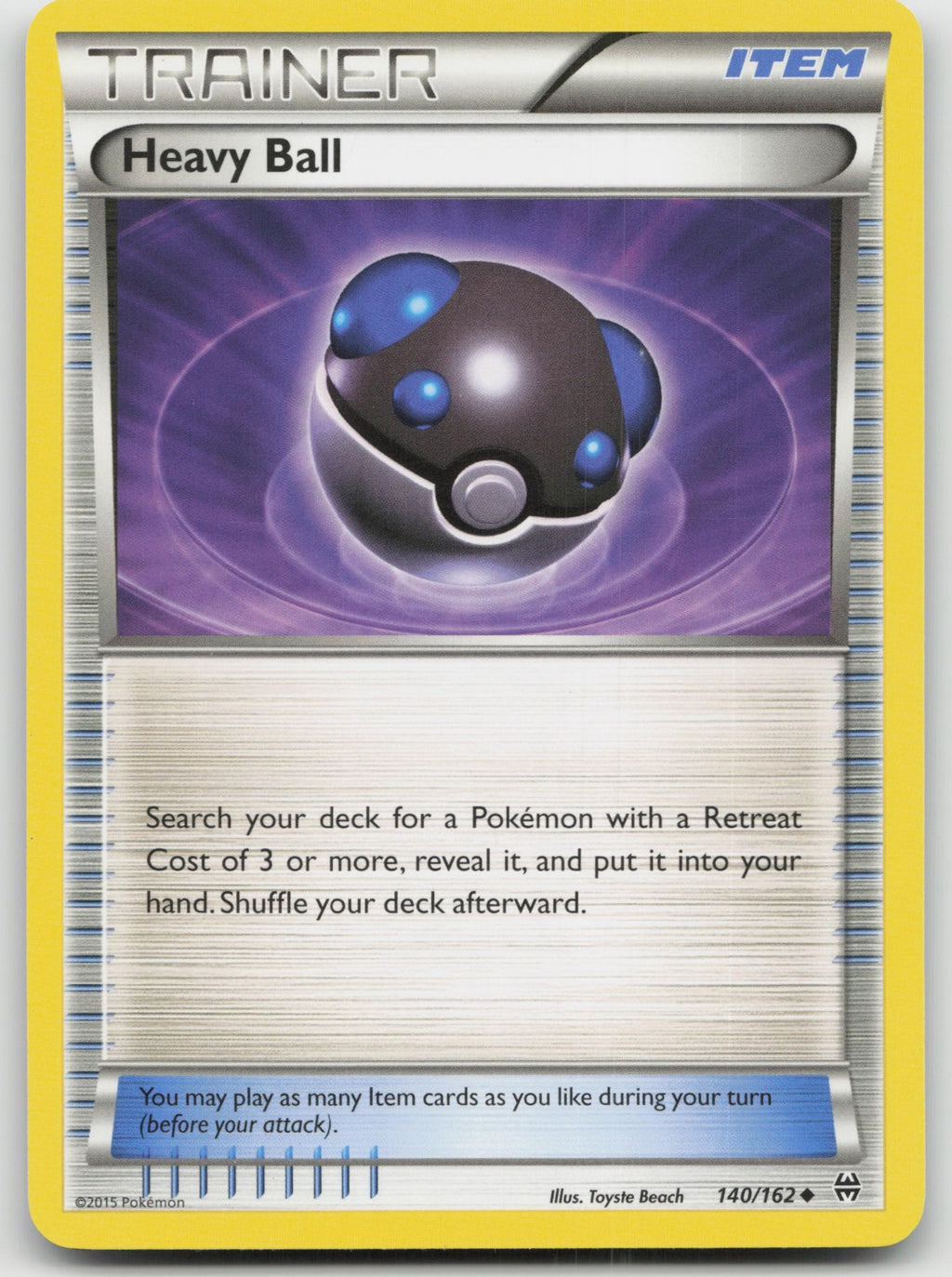 Heavy Ball Uncommon XY - BREAKthrough 140/162 LP