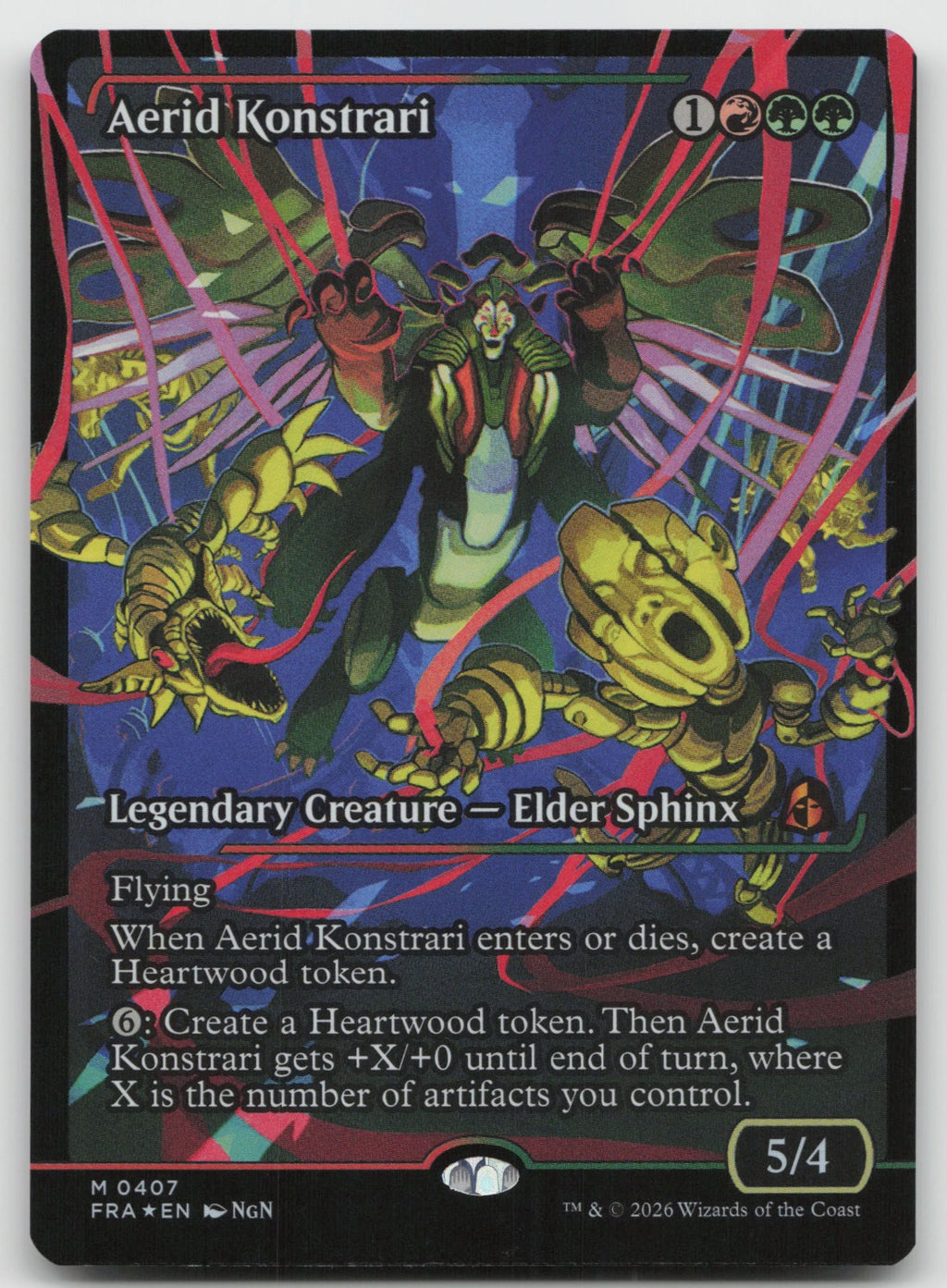 Aerid Konstrari (Showcase) M Foil Reality Fracture 407 NM