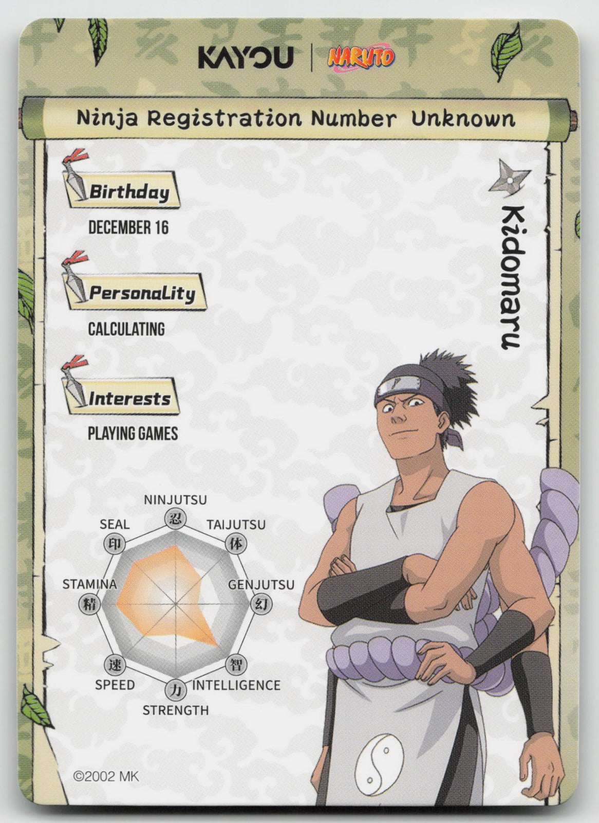 Kidomaru SR Chapter Jin Series 3 015L2 NM