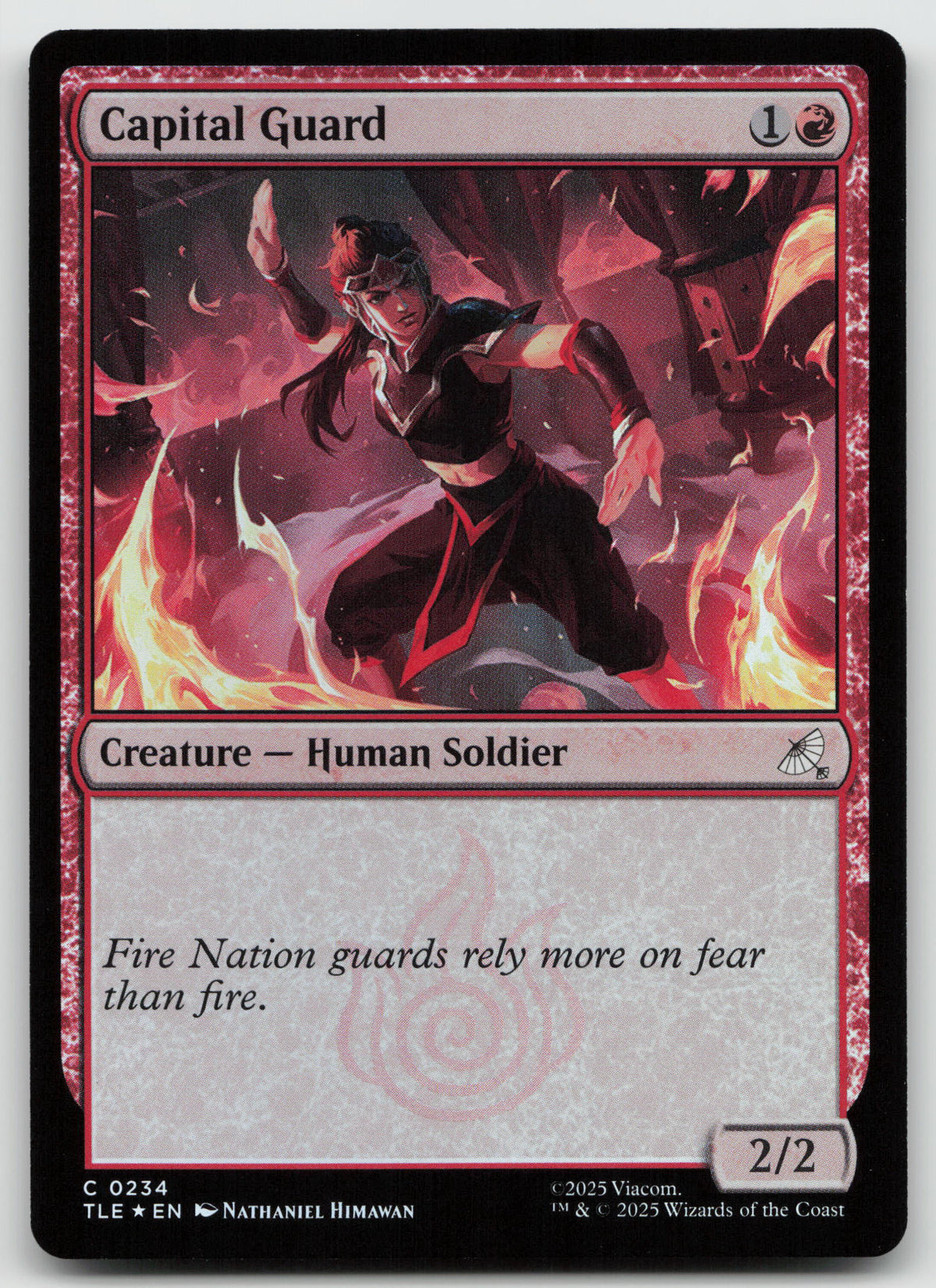 Capital Guard (0234) C Foil Avatar: The Last Airbender: Eternal-Legal 234 NM