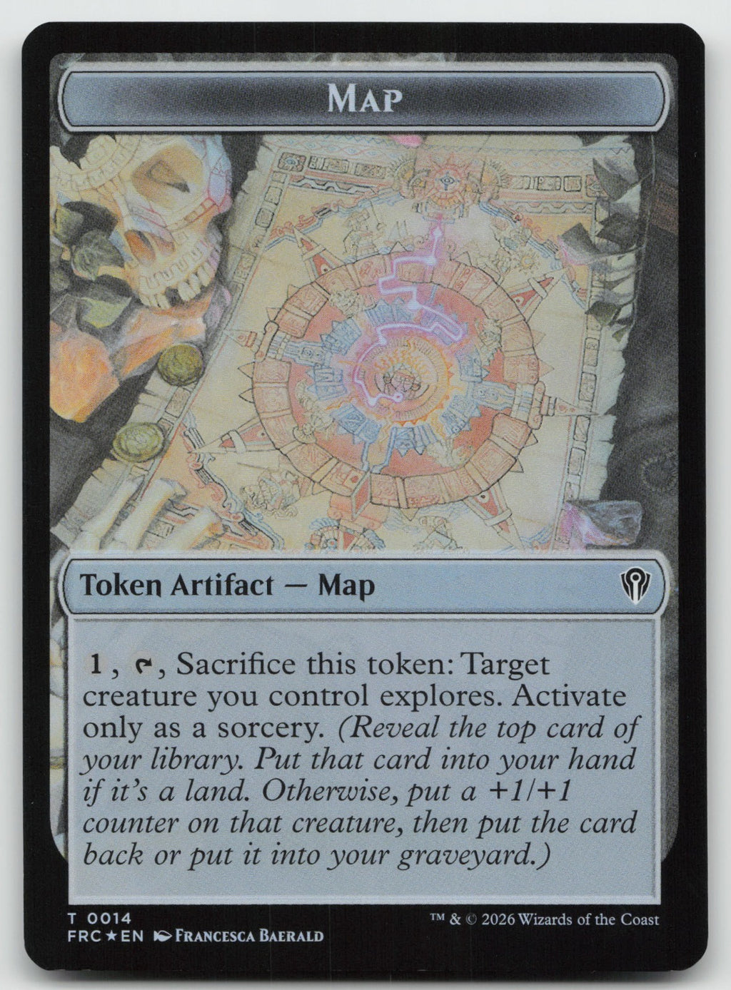 Kobolds of Kher Keep/Map Double-Sided Token T Foil Reality Fracture 10/14 NM