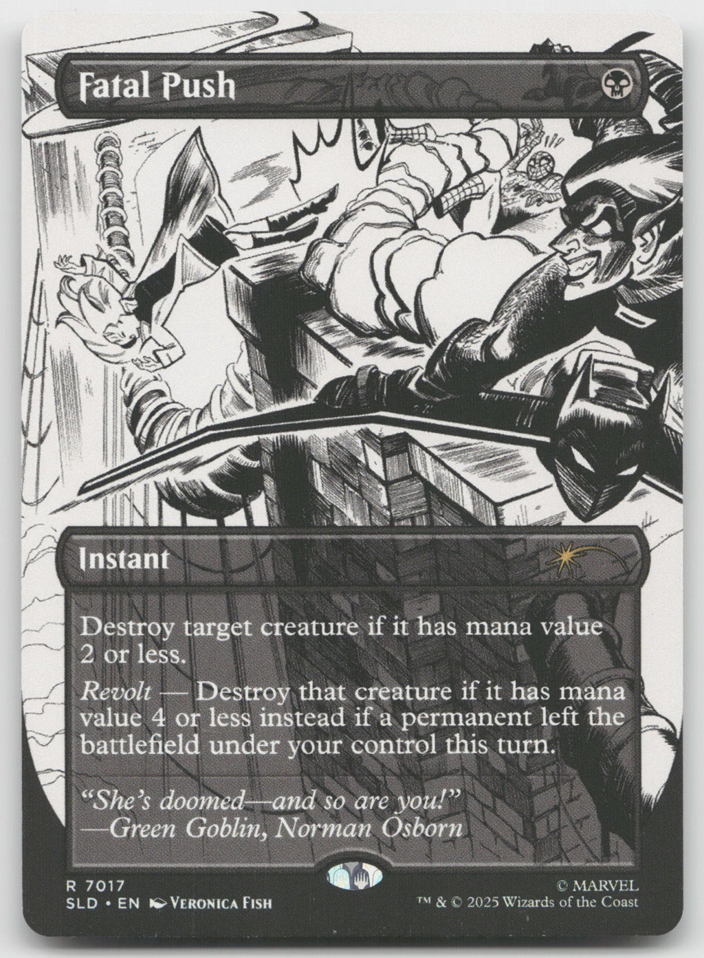 Fatal Push R Secret Lair Drop Series 7017 NM