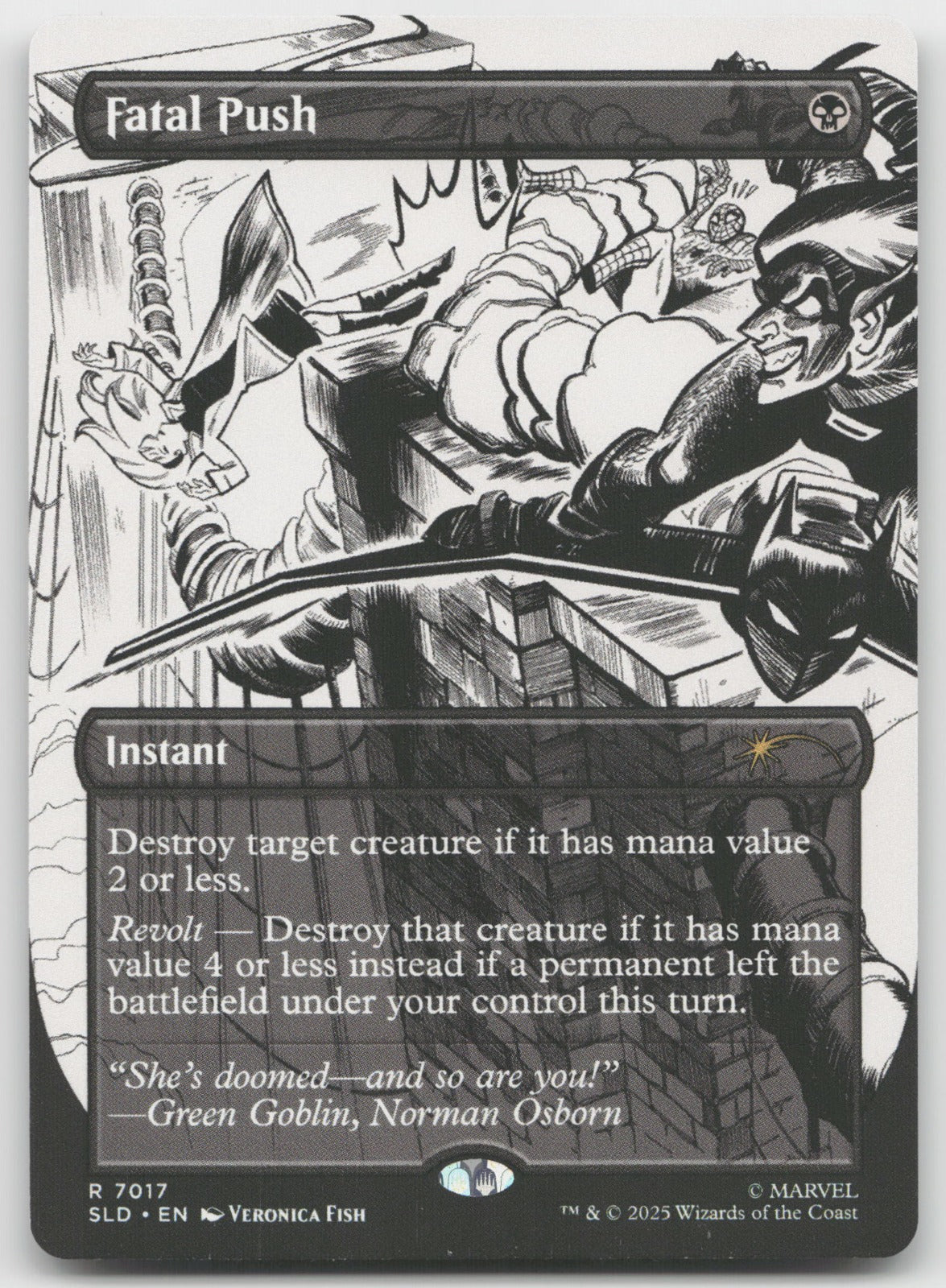 Fatal Push R Secret Lair Drop Series 7017 NM