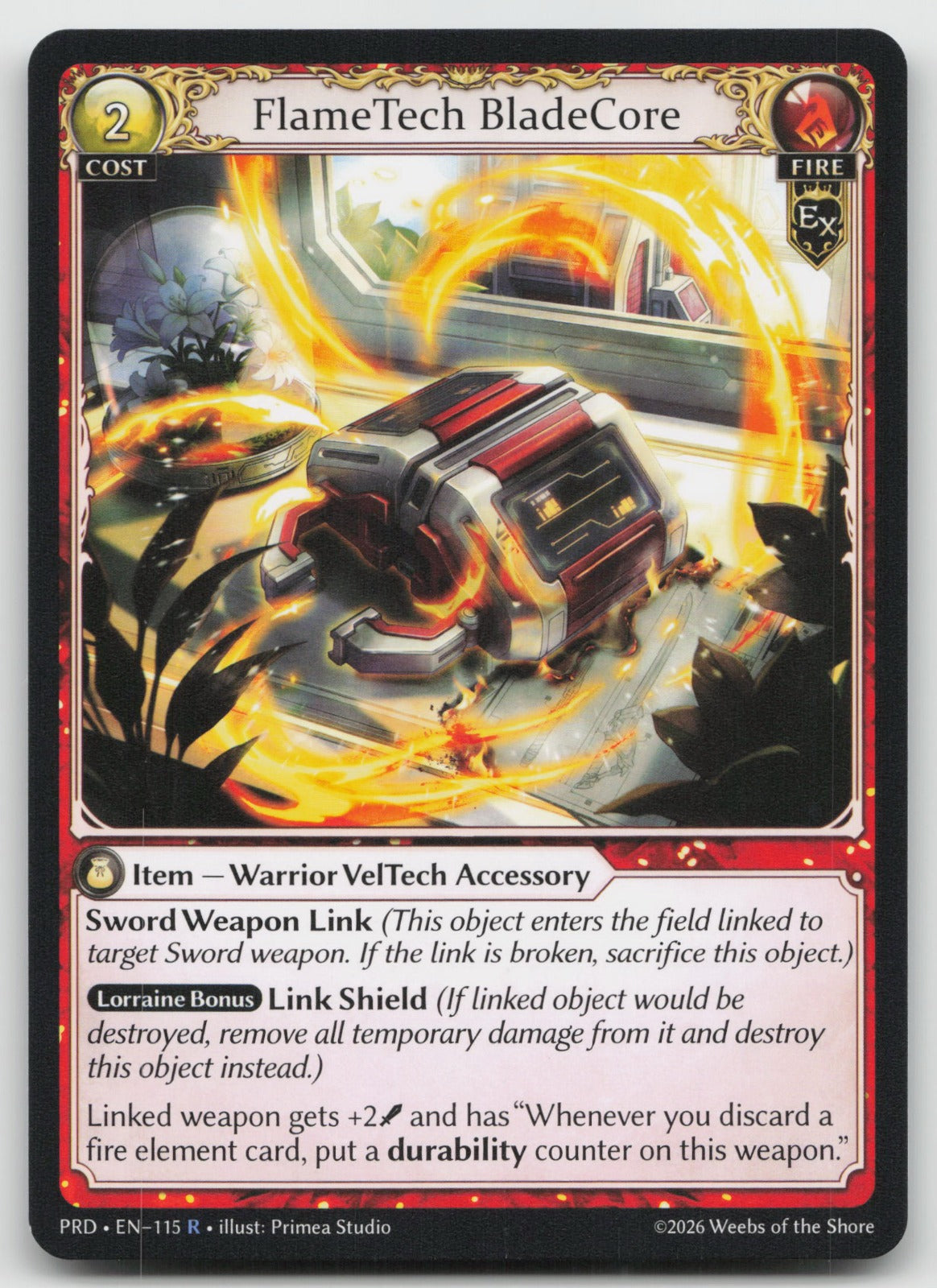 FlameTech BladeCore Rare .asphodel/paradise 115 NM