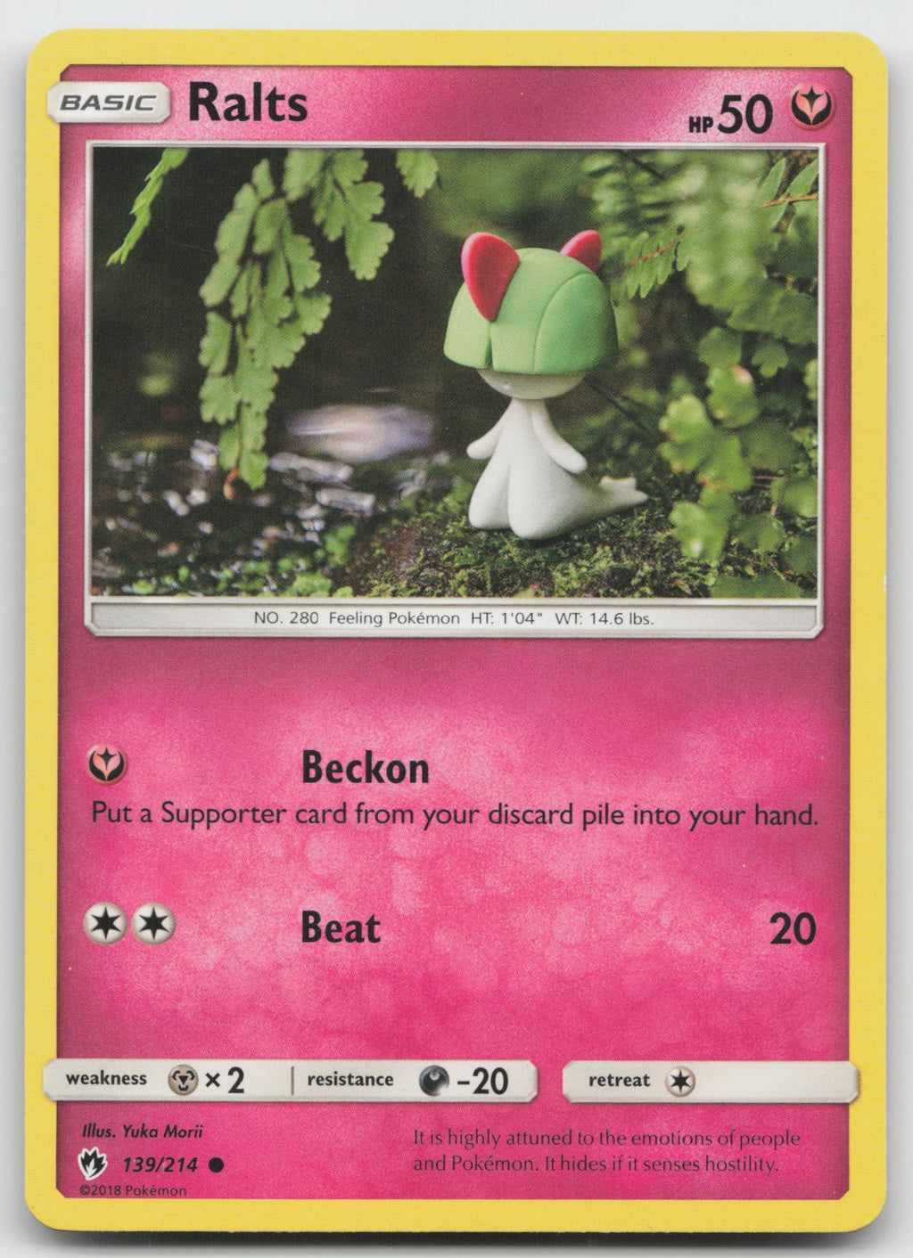 Ralts Common SM - Lost Thunder 139/214 LP