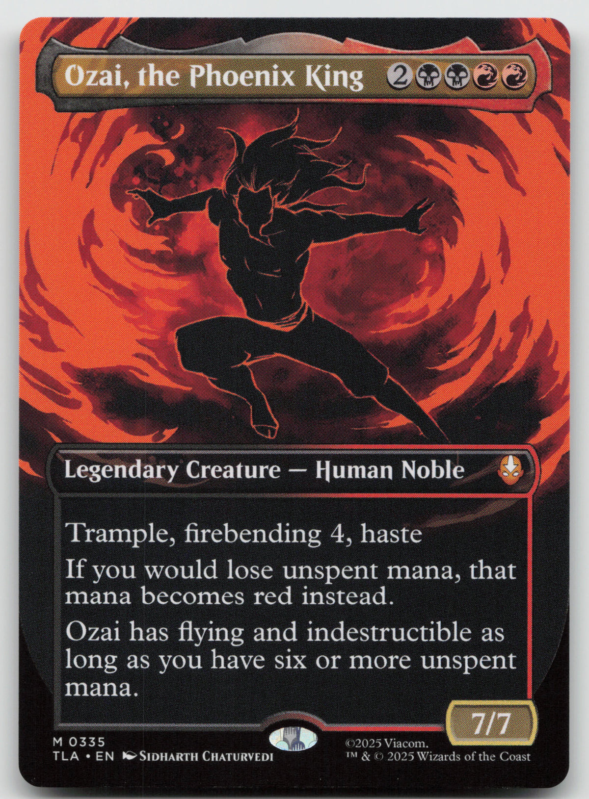 Ozai, the Phoenix King (Borderless) M Normal Avatar: The Last Airbender 335