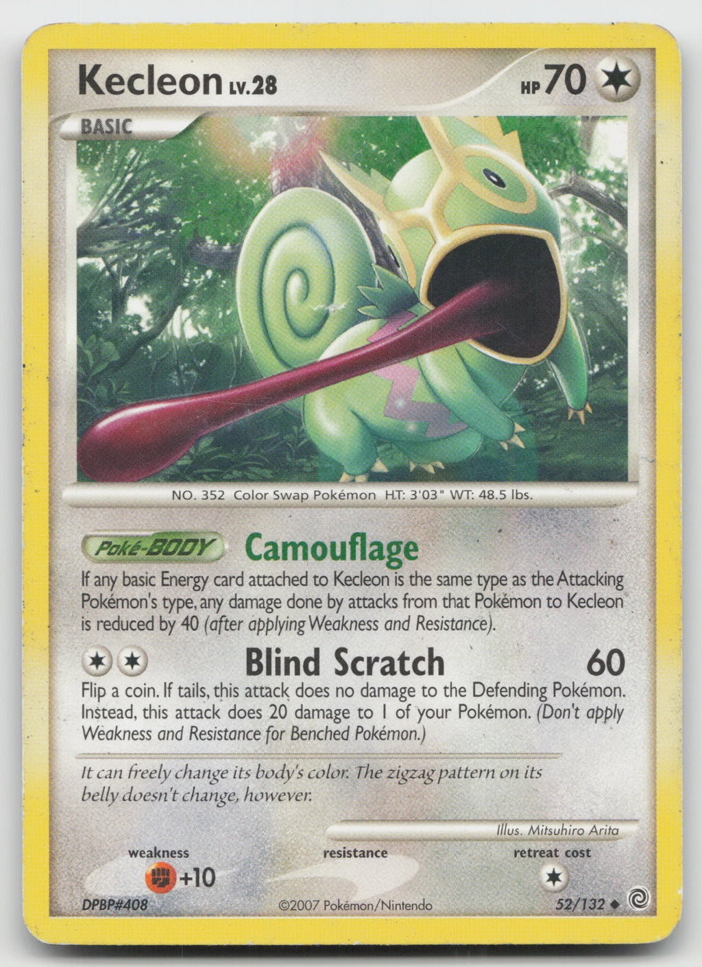 Kecleon Uncommon Secret Wonders 52/132 HP