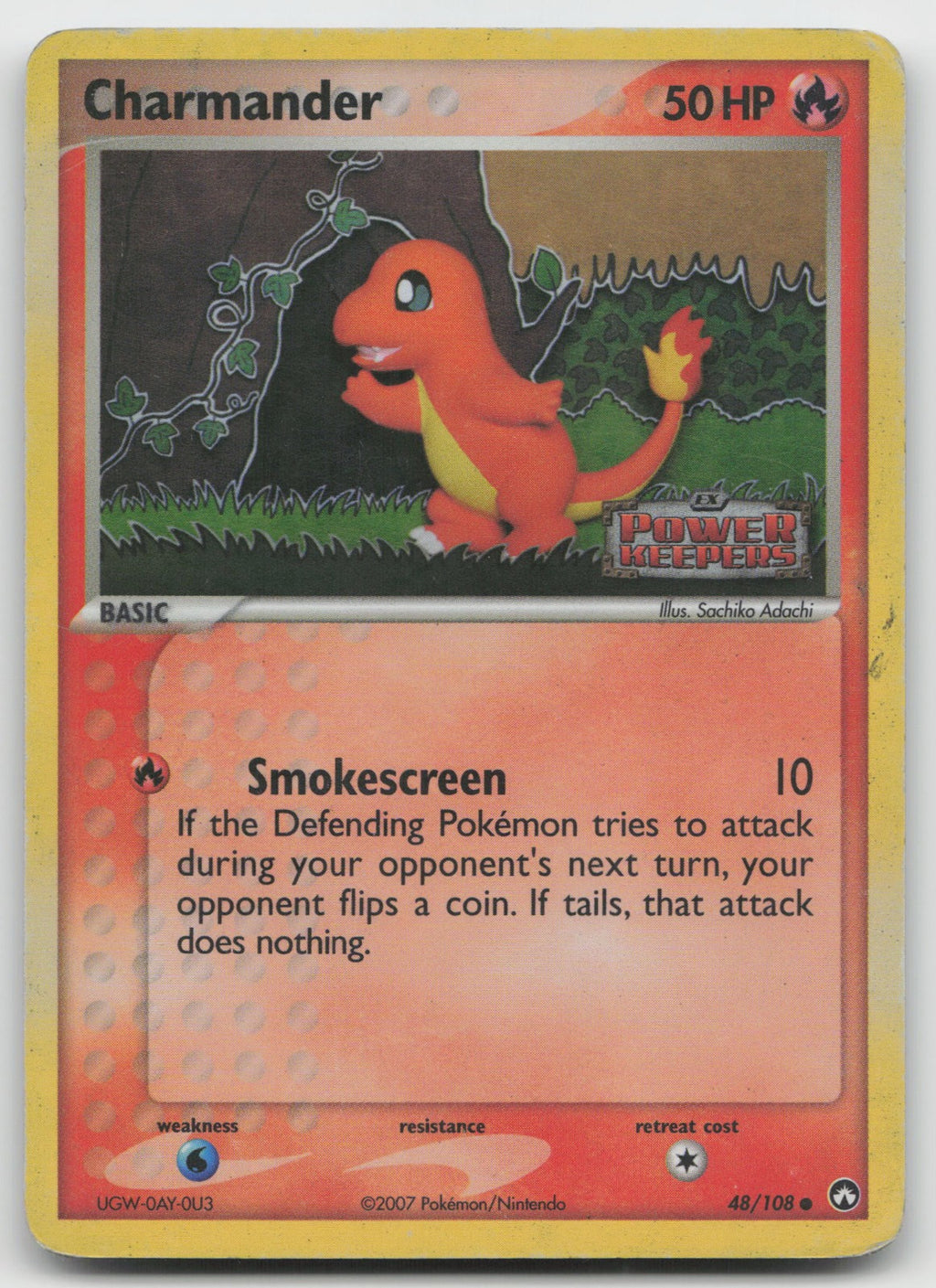 Charmander Common Reverse Holo Power Keepers 48/108 DMG