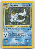 Vaporeon Unlimited Holo Rare Jungle 12/64 HP