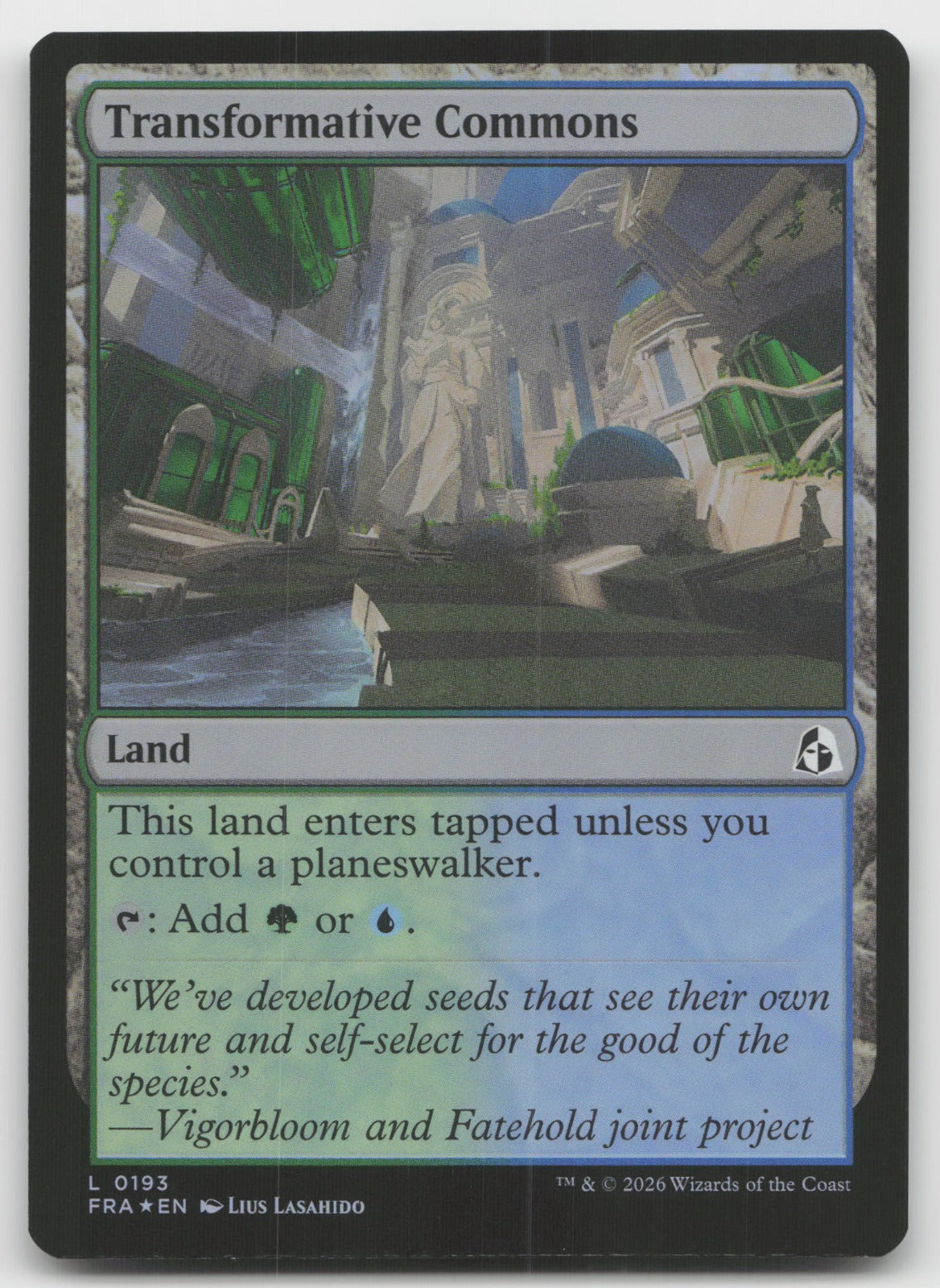 Transformative Commons L Foil Reality Fracture 193 NM