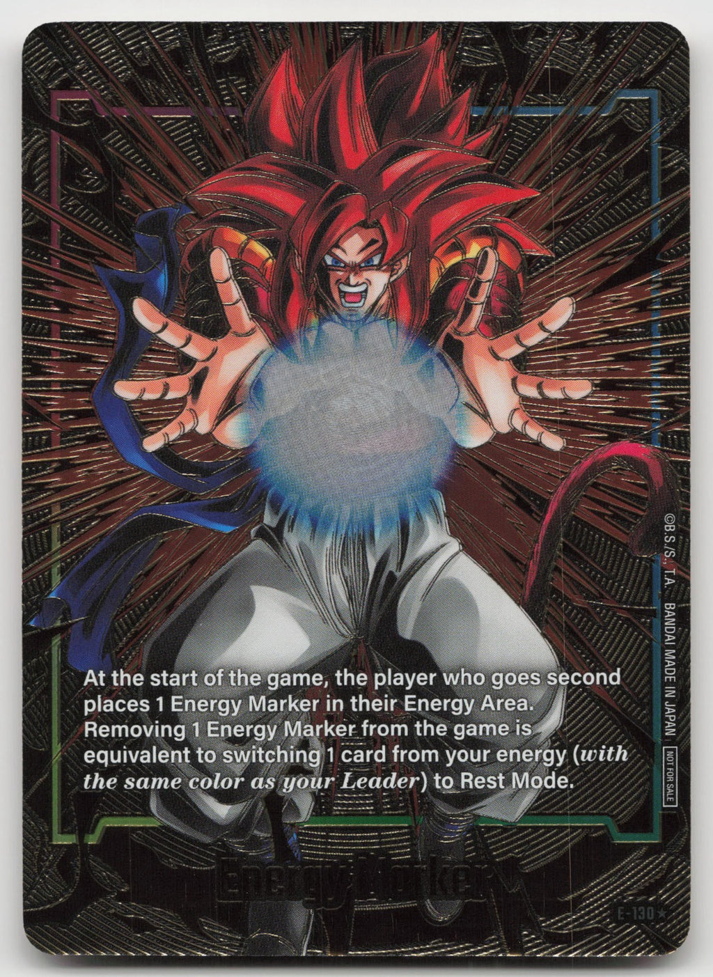 Energy Marker (Gold) Holo Fusion World Energy Markers E-130 * NM