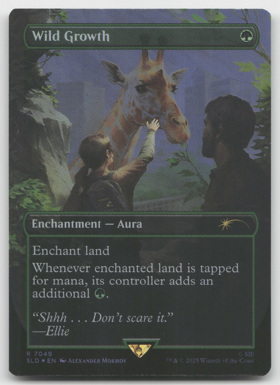 Wild Growth (Rainbow Foil) R Foil Secret Lair Drop Series 7049 NM