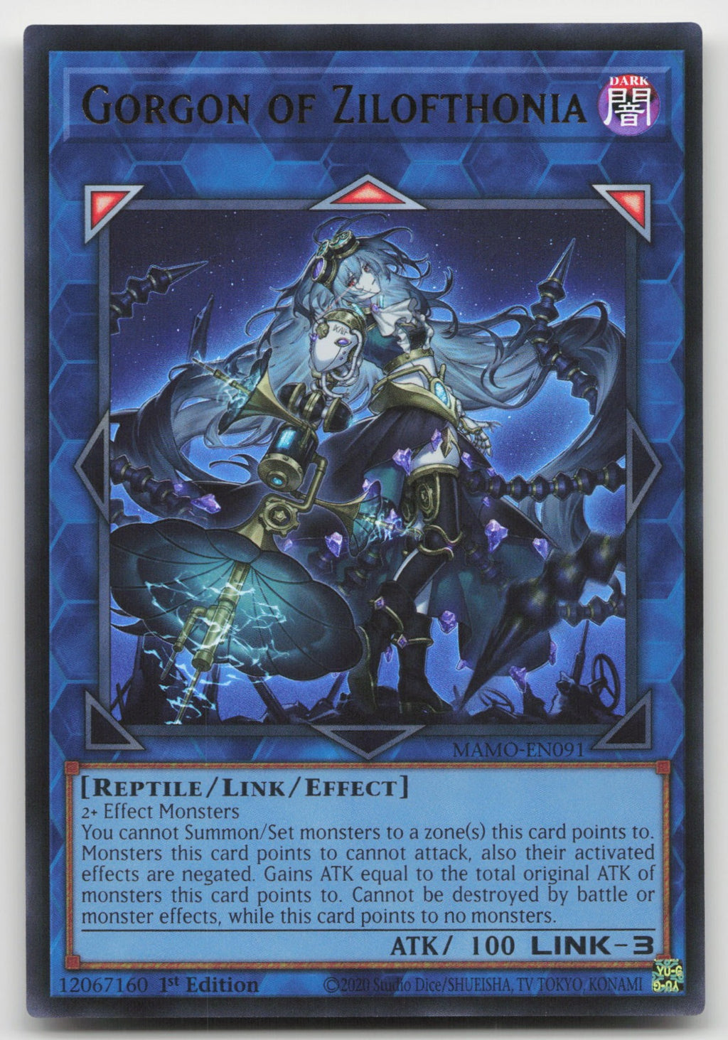 Gorgon of Zilofthonia 1st Edition Ultra Rare Magnificent Monsters MAMO-EN091 NM