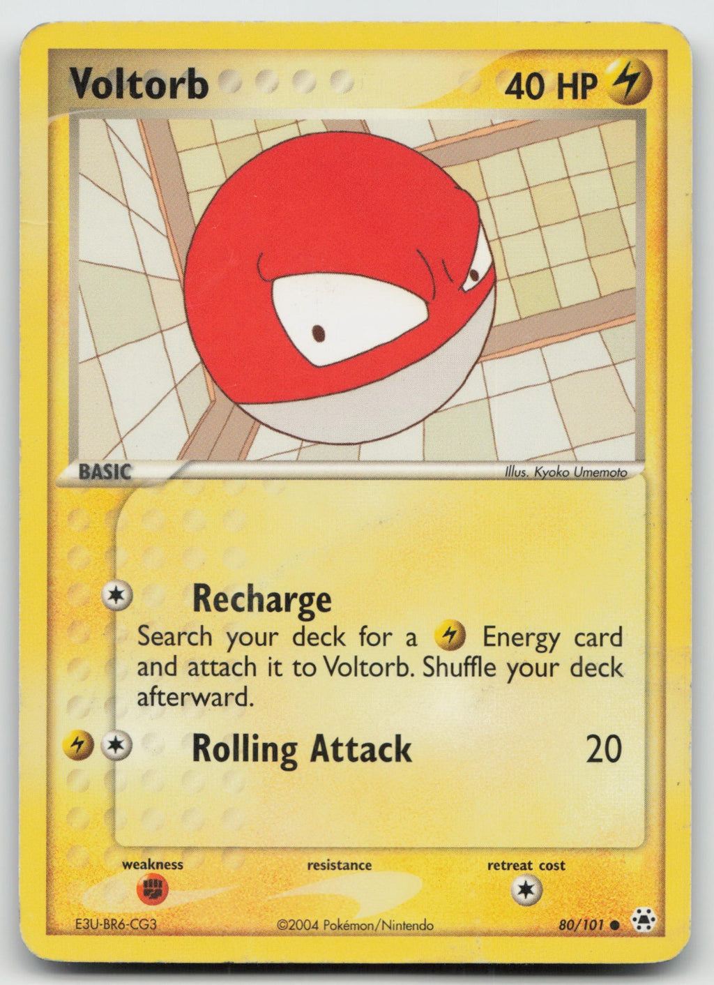Voltorb Common Hidden Legends 80/101 DMG