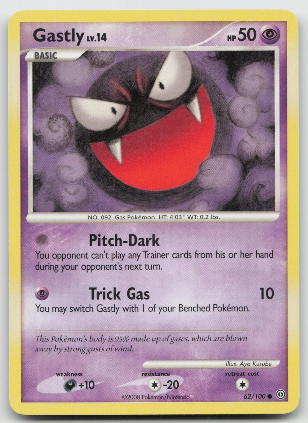 Gastly Common Stormfront 62/100 LP