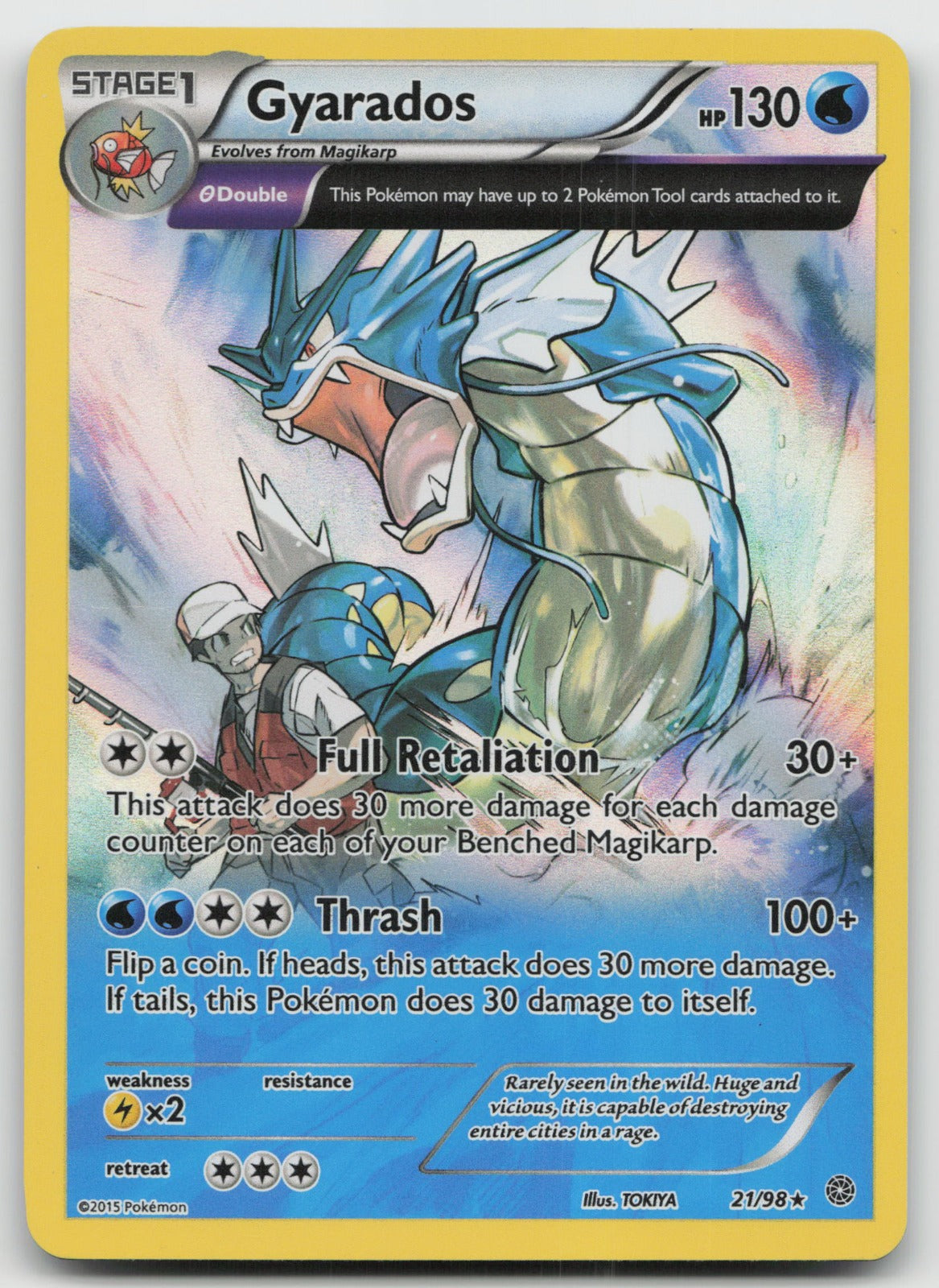 Gyarados Holo Rare XY - Ancient Origins 21/98 LP