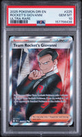 Rocket's Giovanni Ultra Rare Pokemon Dri En-Destined Rivals 225/182 PSA 10