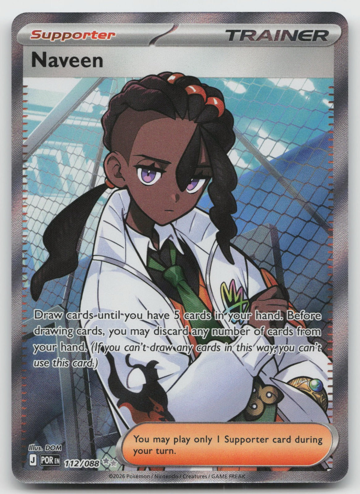 Naveen Holo Ultra Rare ME03: Perfect Order 112/088 NM