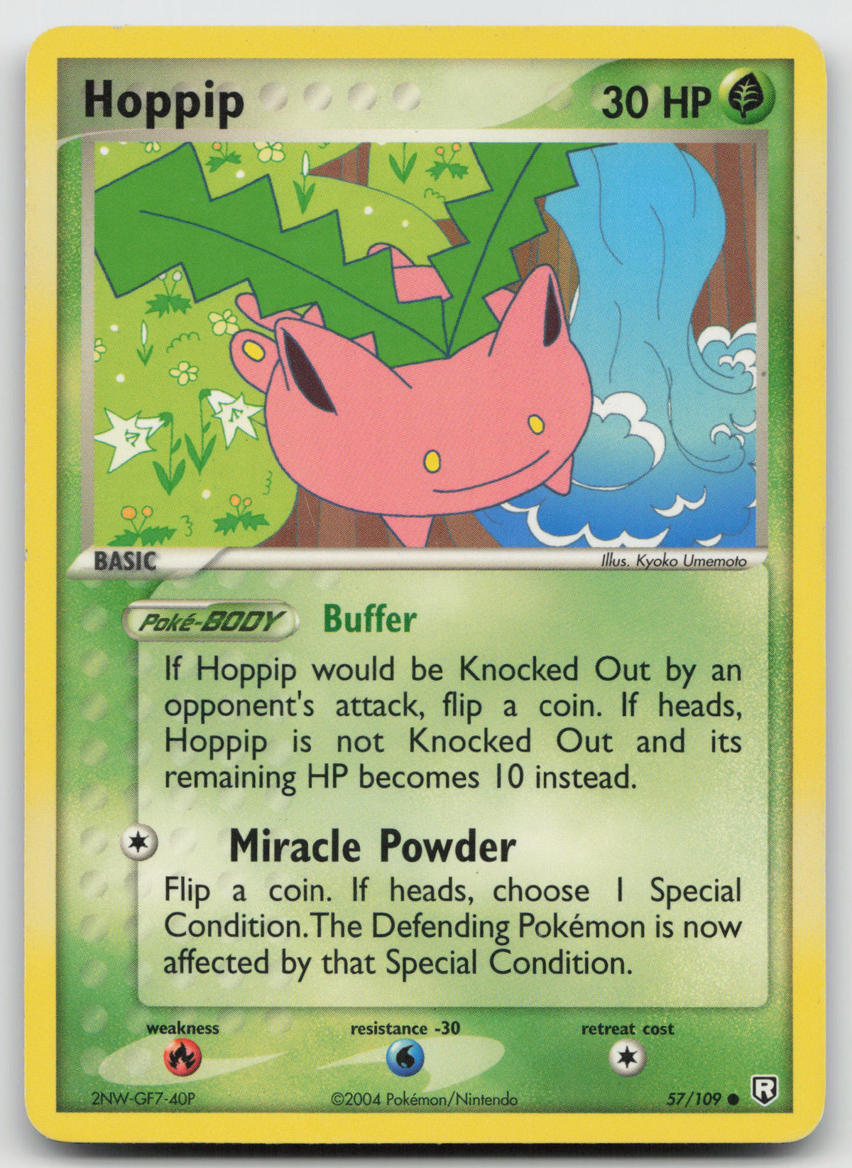 Hoppip Common Normal Team Rocket Returns 57/109 MP