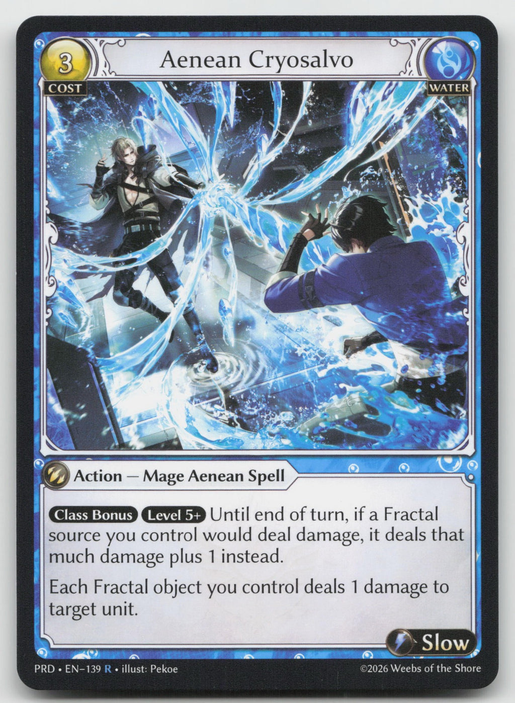 Aenean Cryosalvo Rare .asphodel/paradise 139 NM