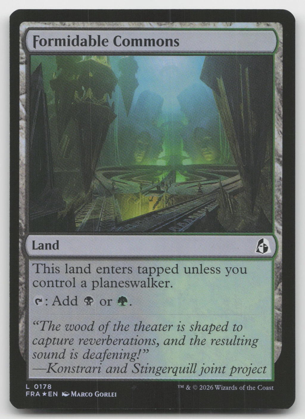 Formidable Commons L Foil Reality Fracture 178 NM
