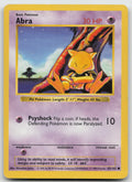 Abra Common Normal Base Set (Shadowless) 43/102 HP