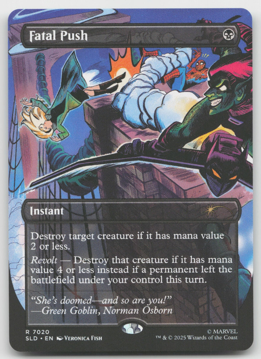 Fatal Push R Secret Lair Drop Series 7020 NM