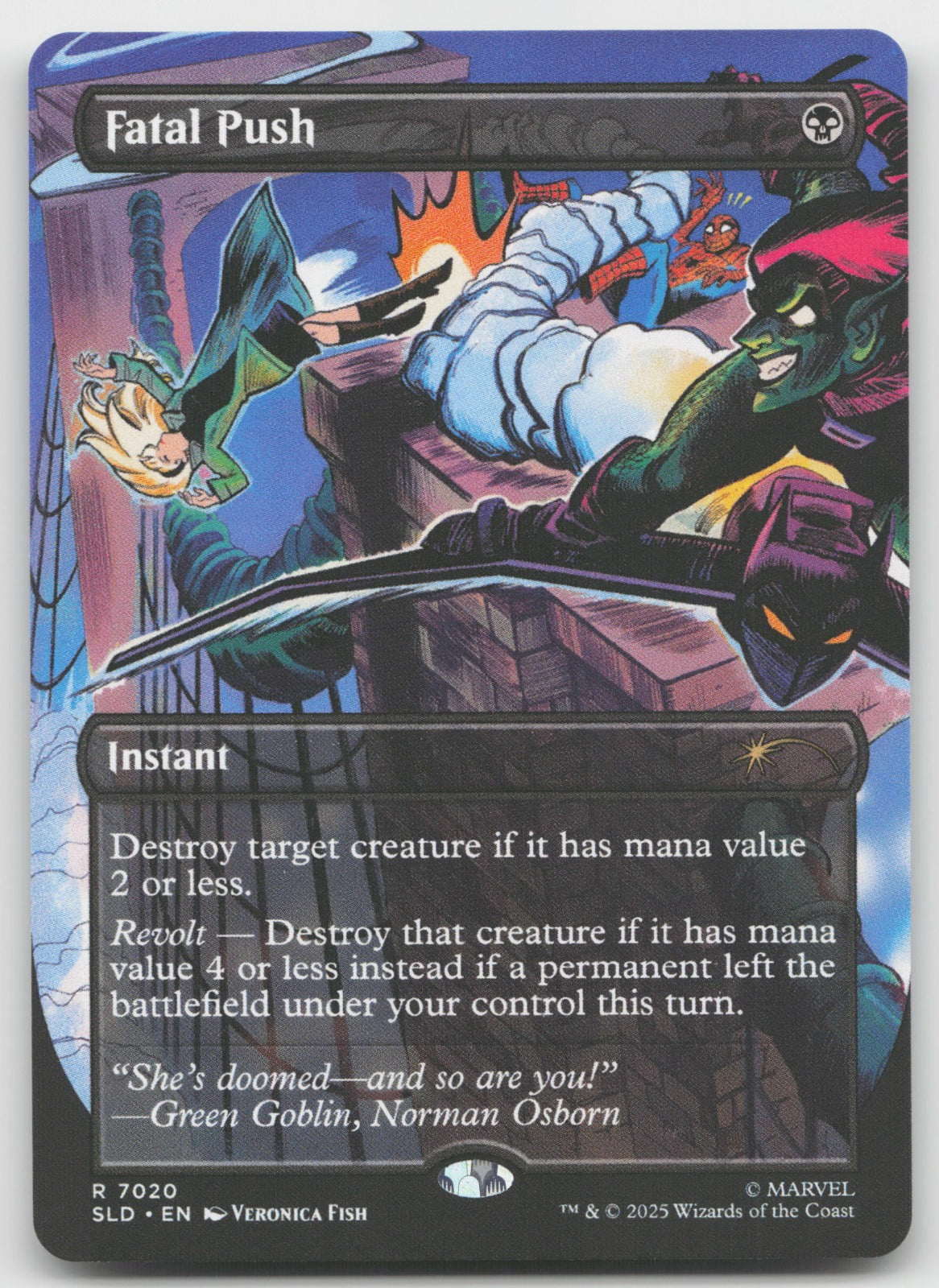 Fatal Push R Secret Lair Drop Series 7020 NM