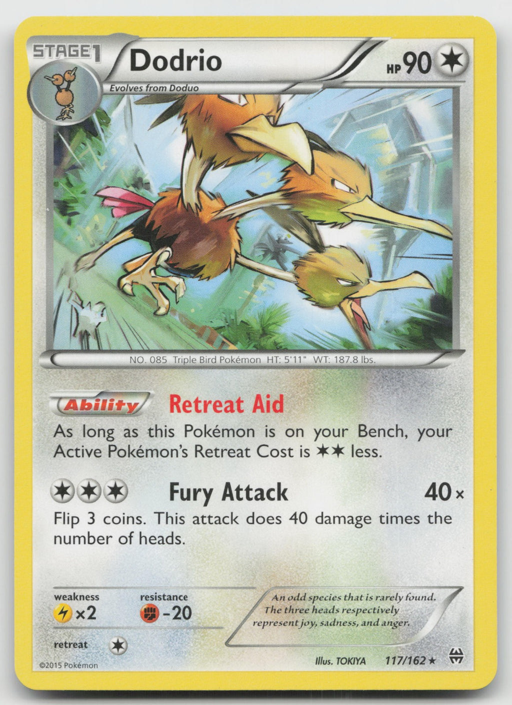 Dodrio Rare XY - BREAKthrough 117/162 LP