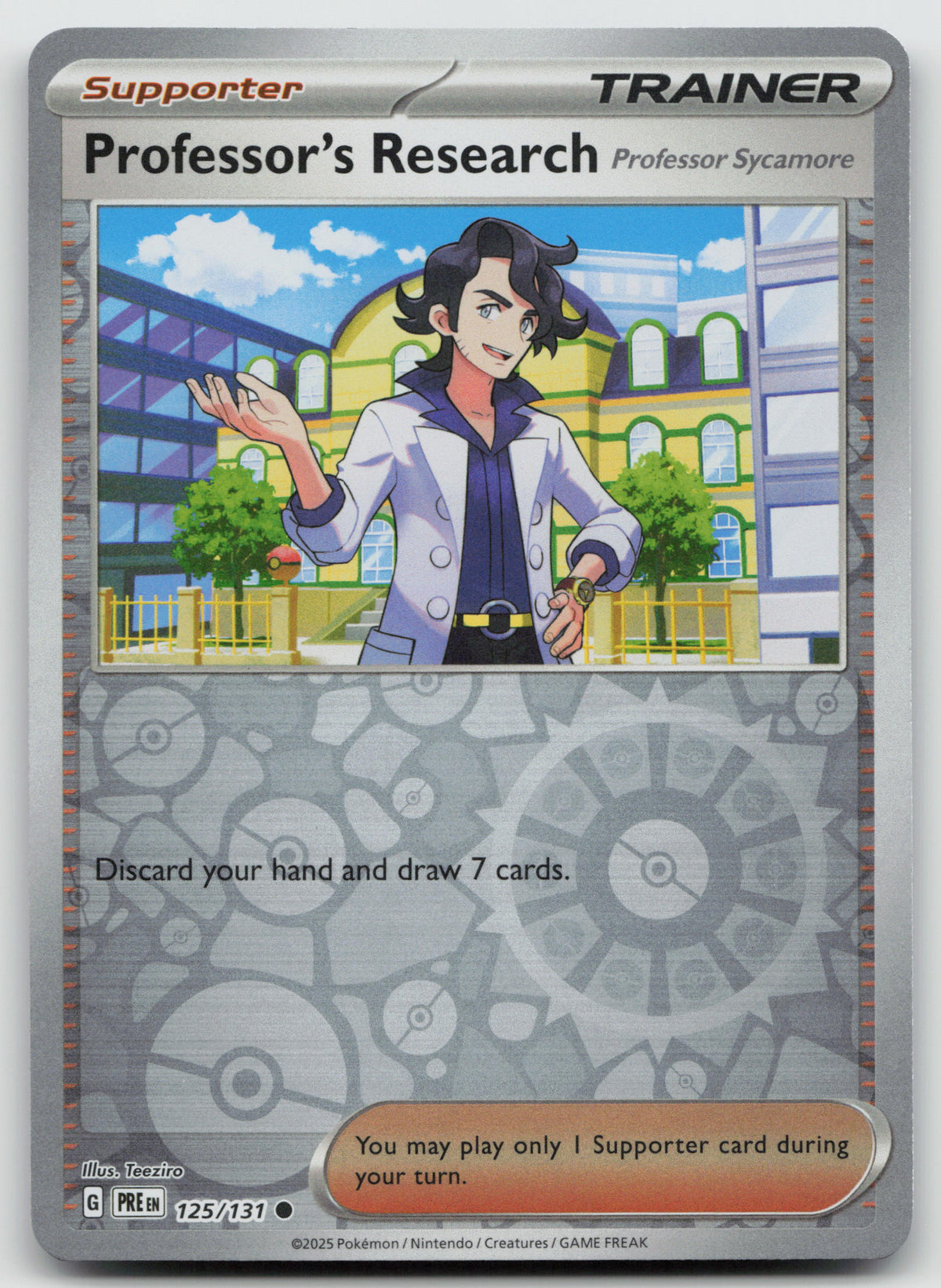 Professor's Research [Professor Sycamore] Reverse Holo Prismatic 125/131