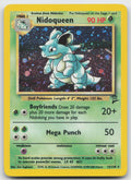 Nidoqueen Holo Rare Base Set 2 12/130 NM/VLP
