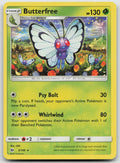 Butterfree Rare Normal SM Base Set 3/149 NM