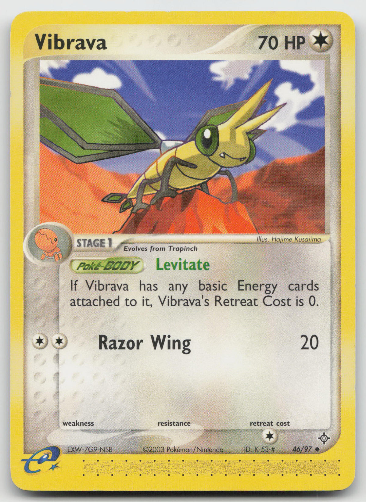 Vibrava Uncommon Normal Dragon 46/97 LP