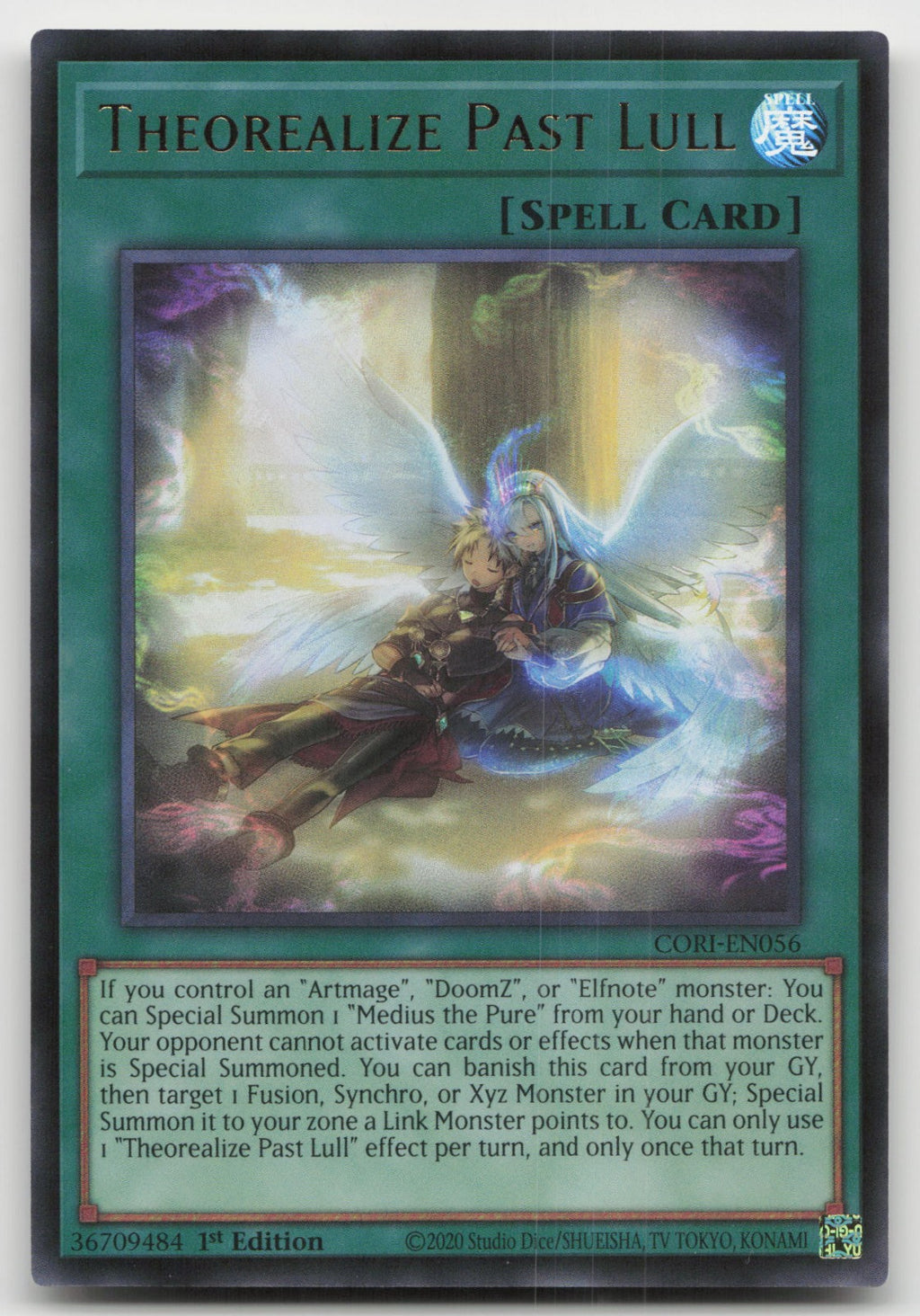 Theorealize Past Lull 1st Edition Ultra Rare Chaos Origins CORI-EN056 NM