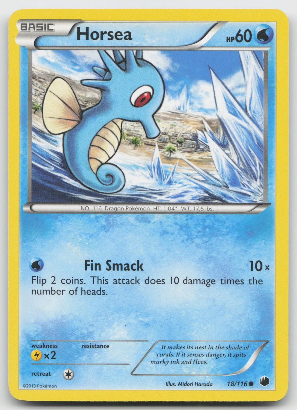 Horsea Common Plasma Freeze 18/116 LP