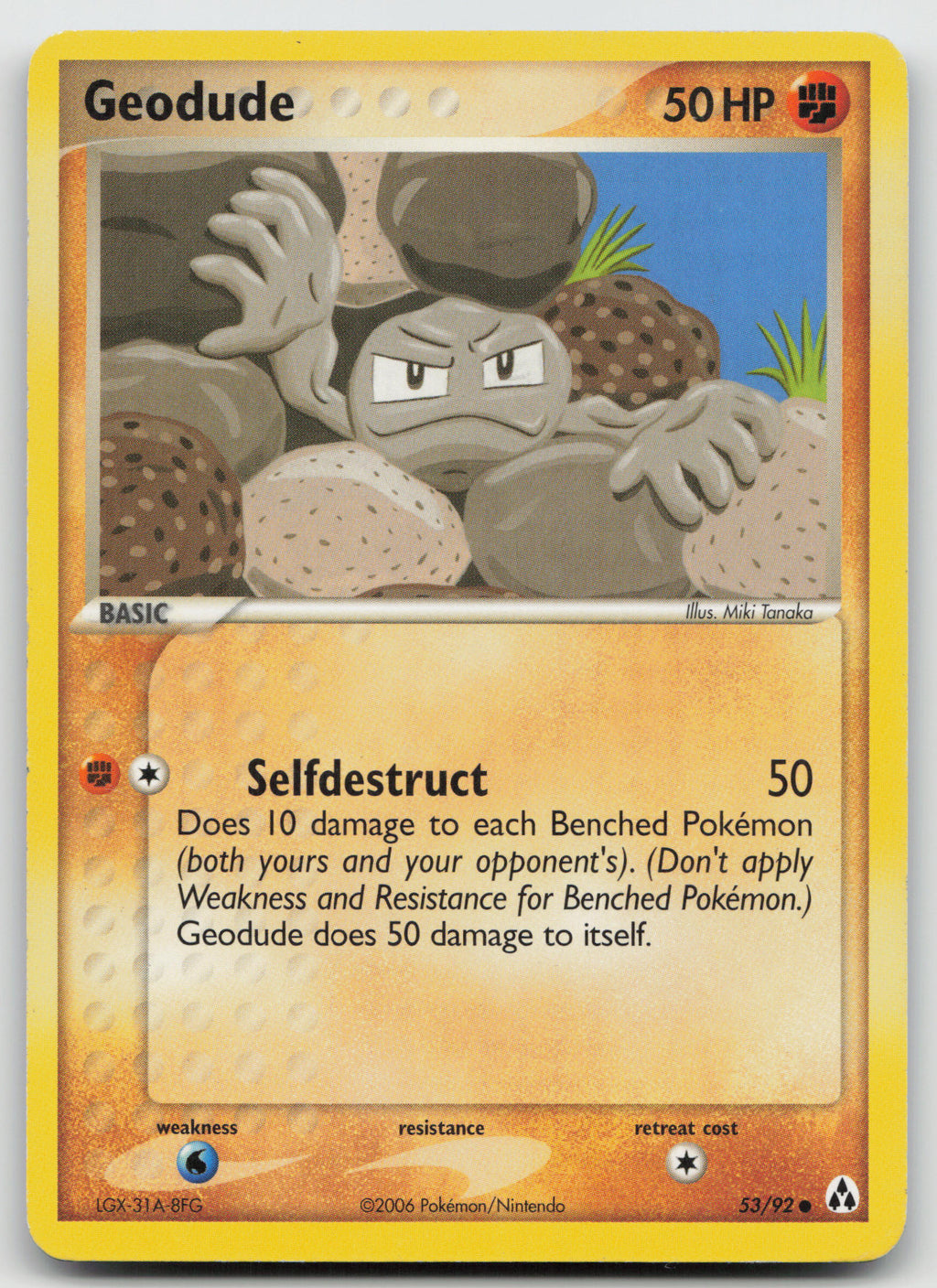 Geodude Common Normal Legend Maker 53/92 HP
