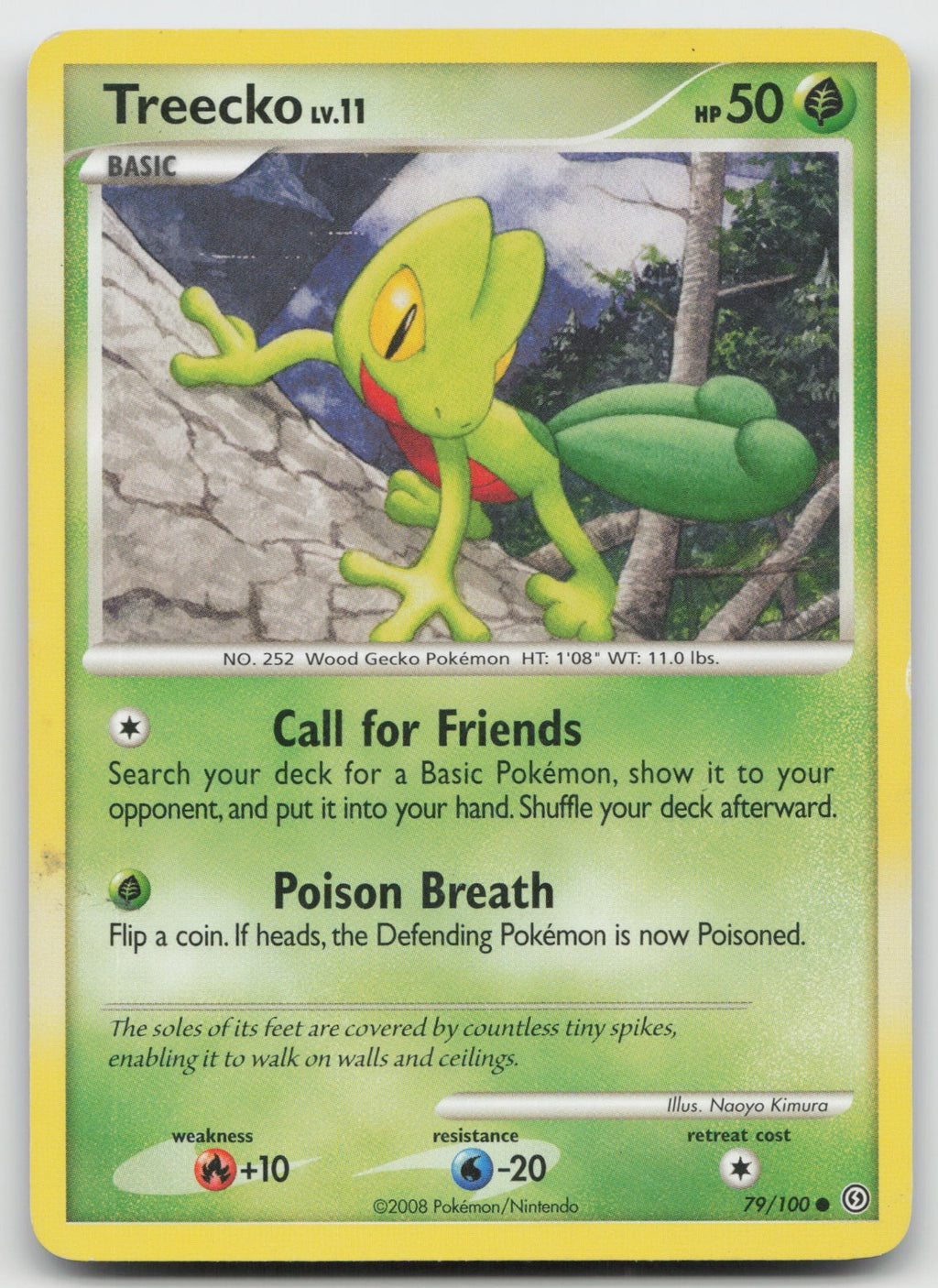 Treecko Common Stormfront 79/100 LP