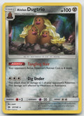 Alolan Dugtrio Holo Rare Holo SM Base Set 87/149 VLP