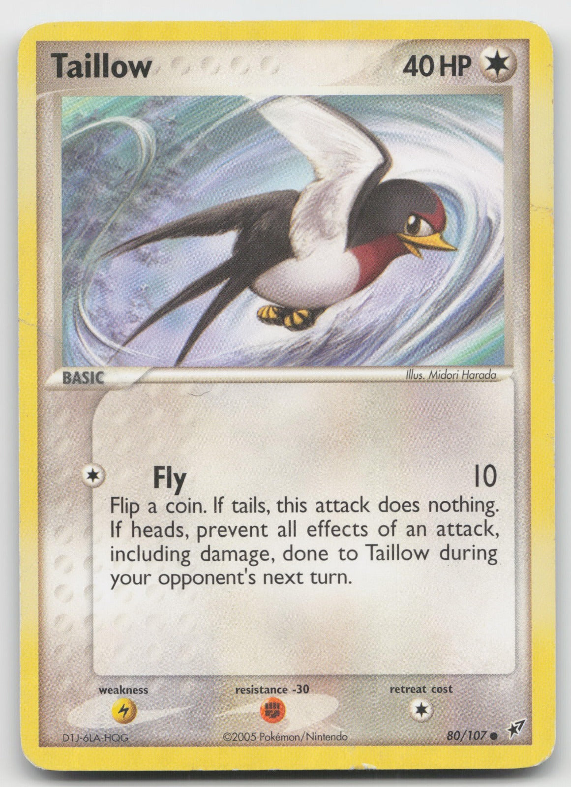 Taillow Common Deoxys 80/107 DMG