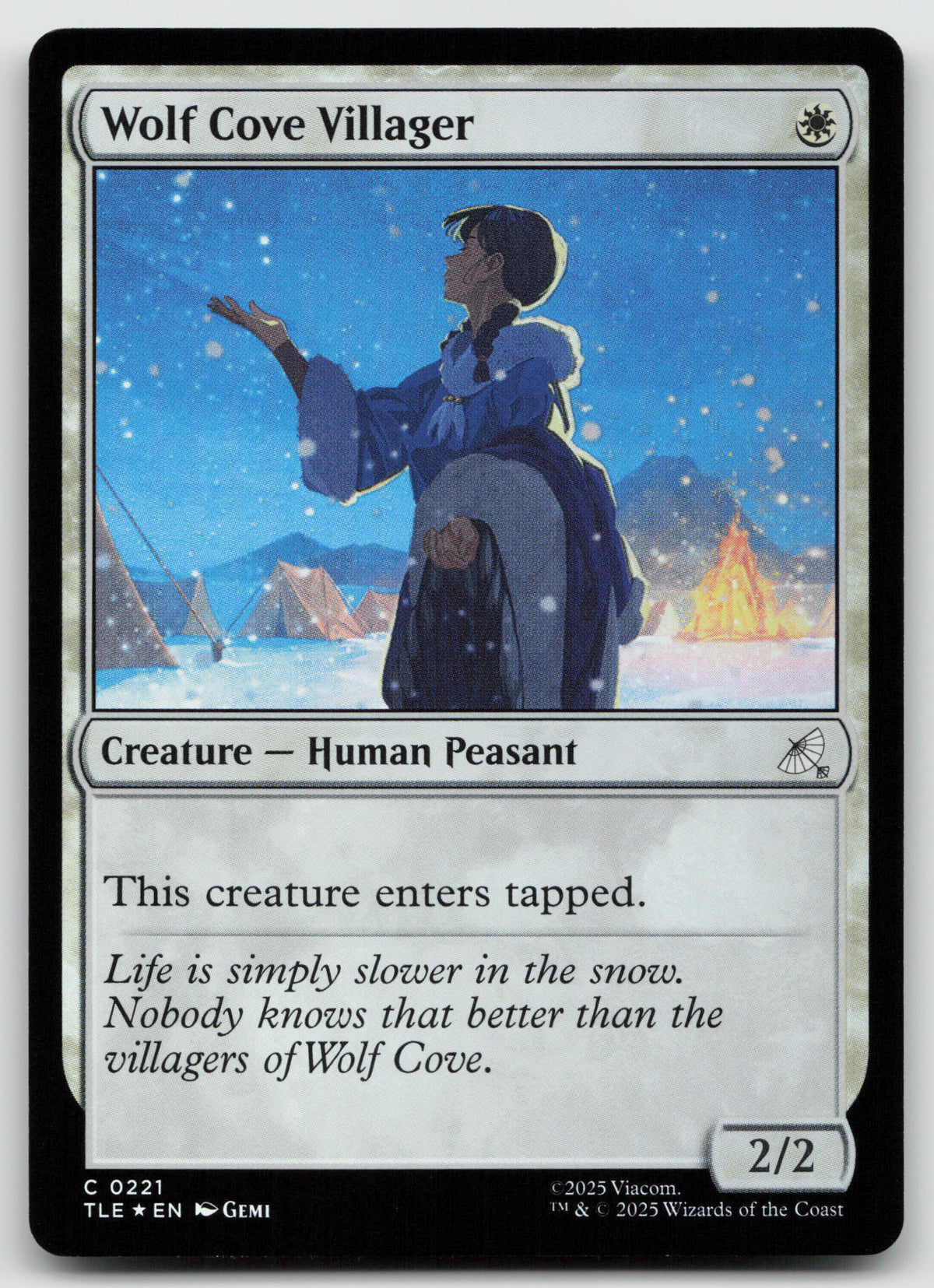 Wolf Cove Villager () C Foil Avatar: The Last Airbender: Eternal-Legal 221 NM