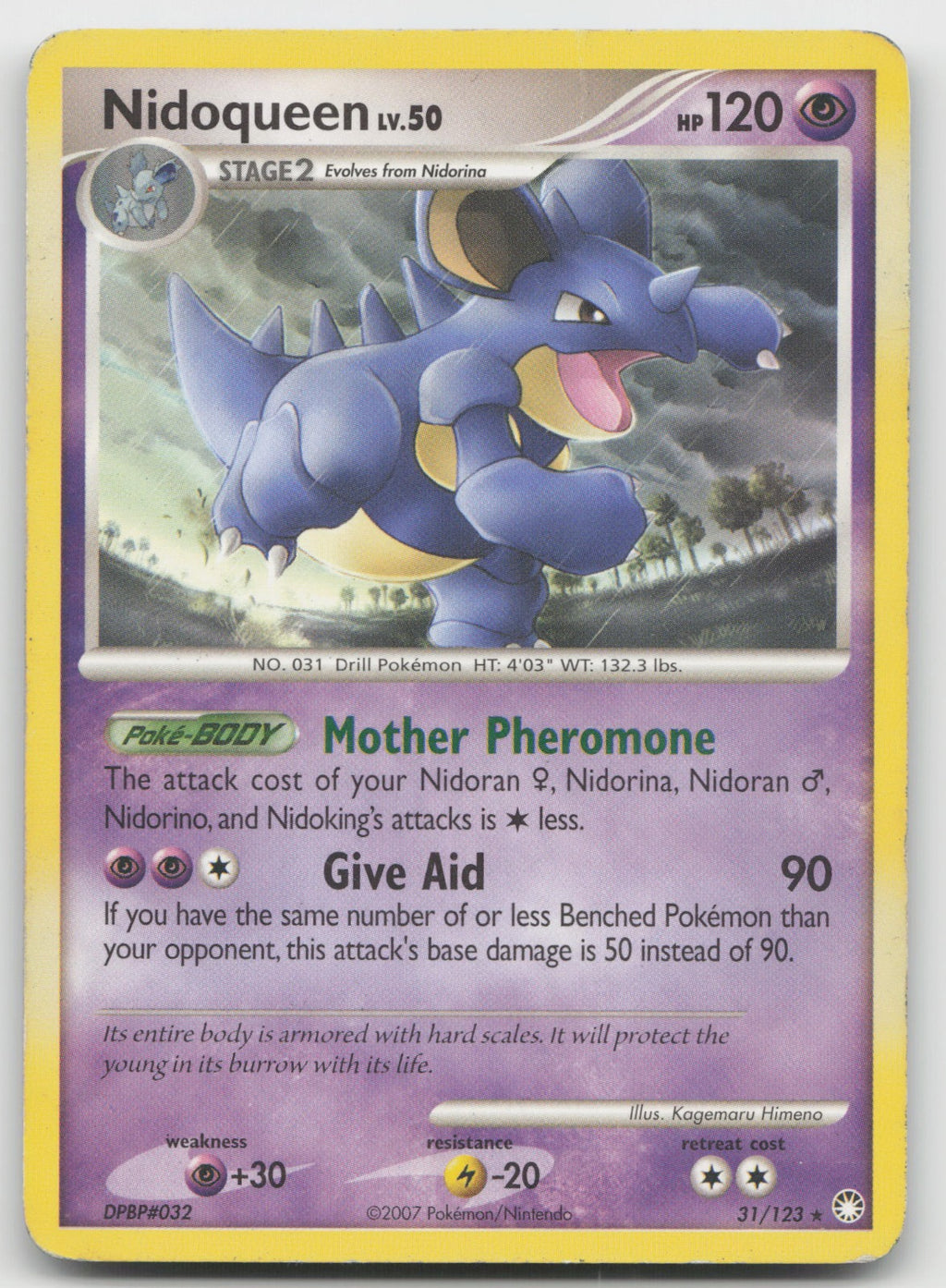 Nidoqueen Rare Mysterious Treasures 31/123 DMG